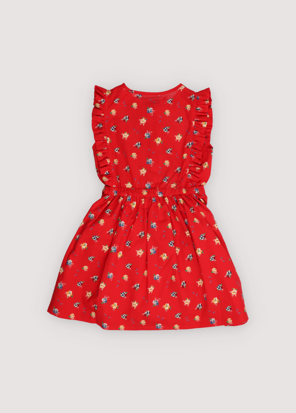 One of our signature dress styles, crafted in soft organic cotton with a lovely floral print.