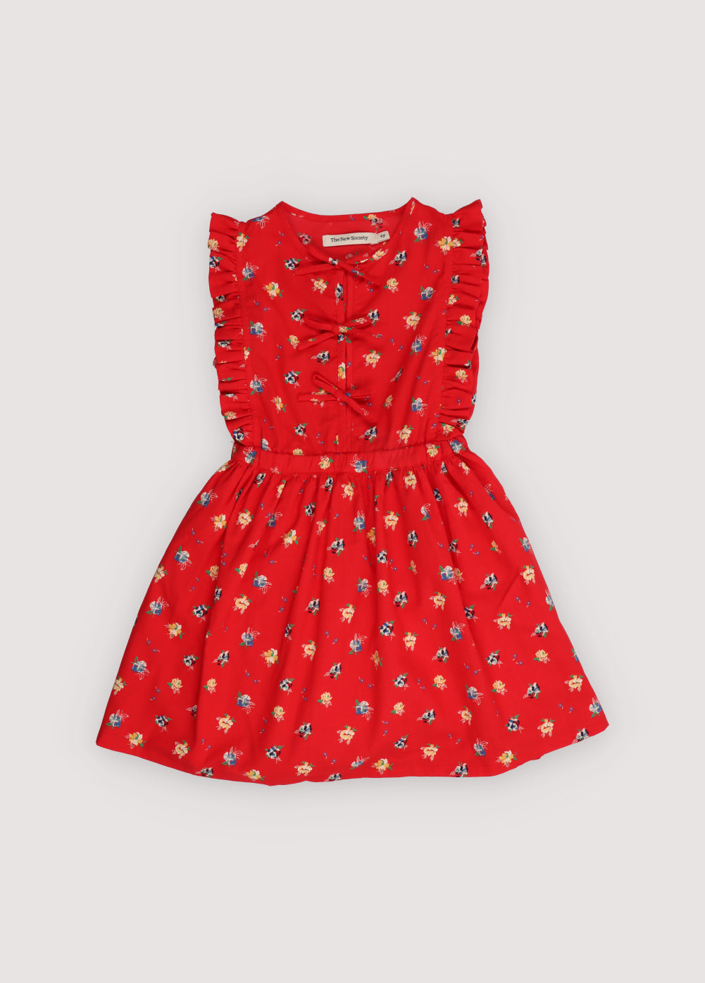 One of our signature dress styles, crafted in soft organic cotton with a lovely floral print.