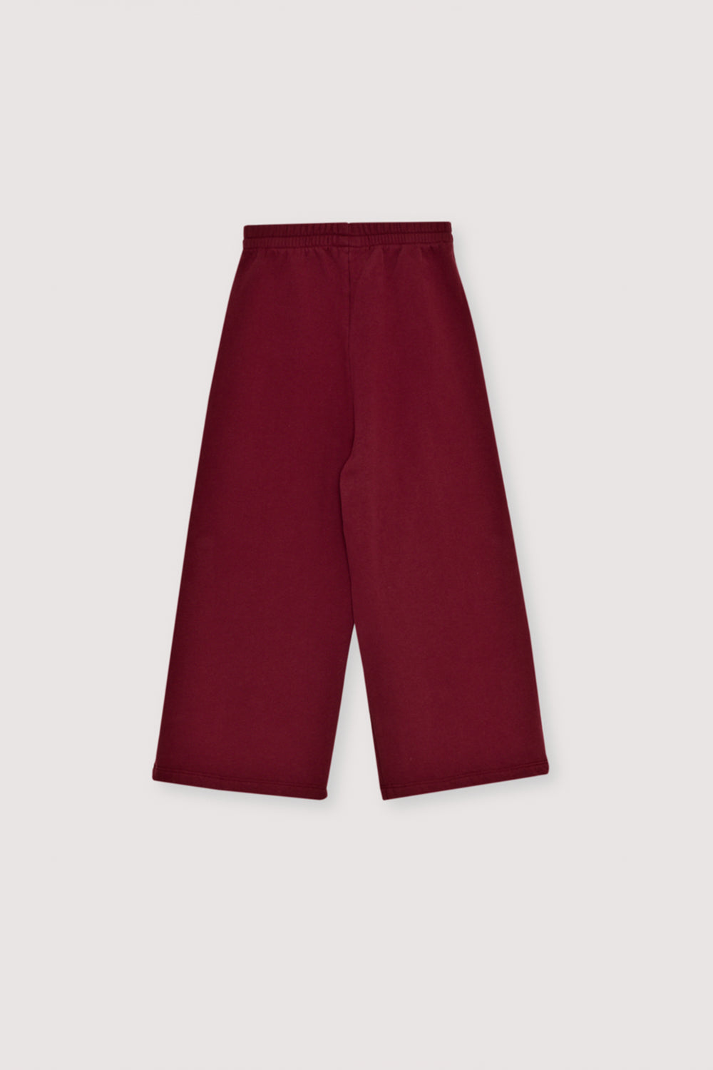 Cotton brushed fleece jogging with a straight-leg fit and an adjustable waistband with a drawstring. Brushed on the inside and outside.