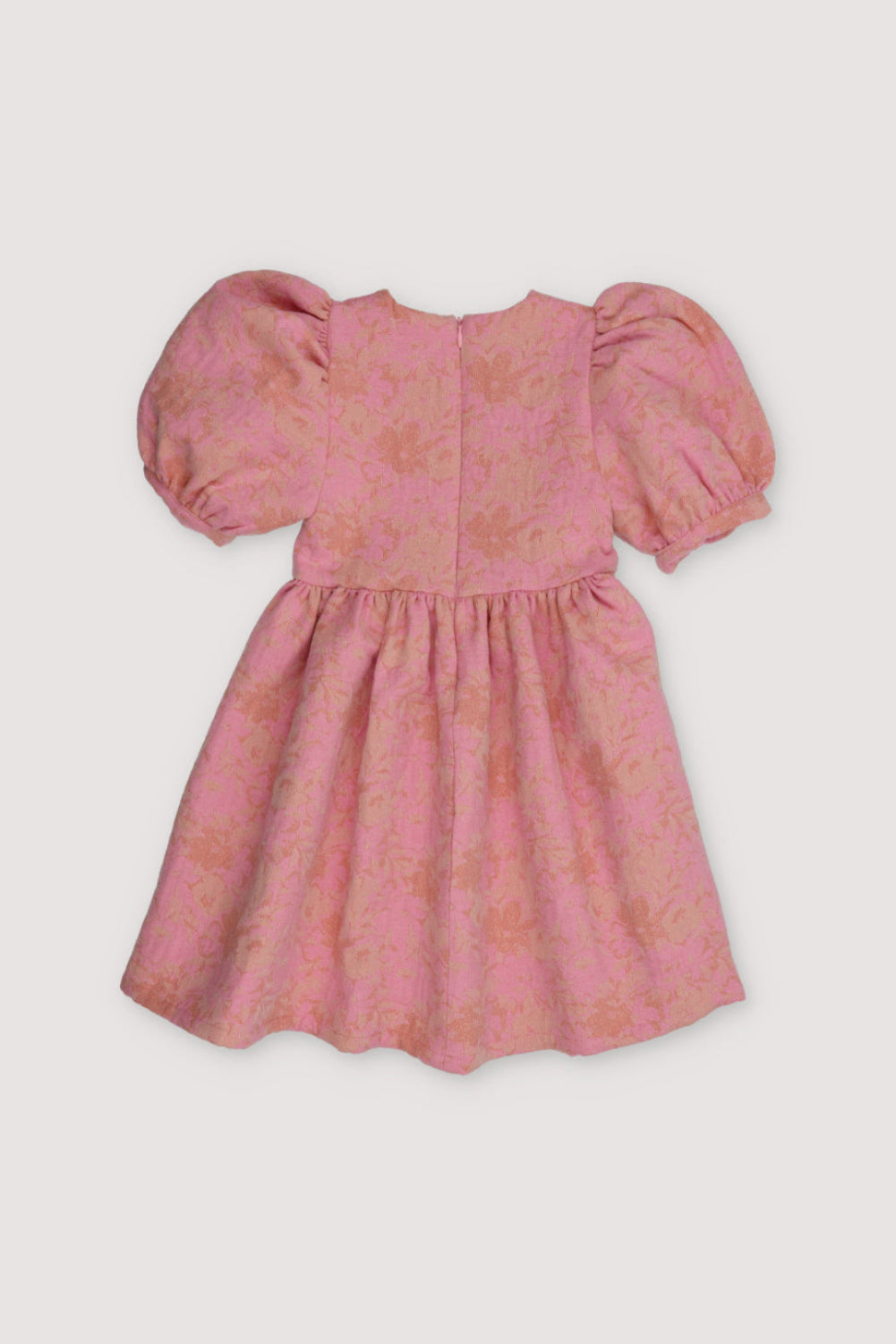 Artemisa Dress, our bestseller is now available in two colors, jade and hibiscus. Dress with puffed sleeves and a flared skirt.