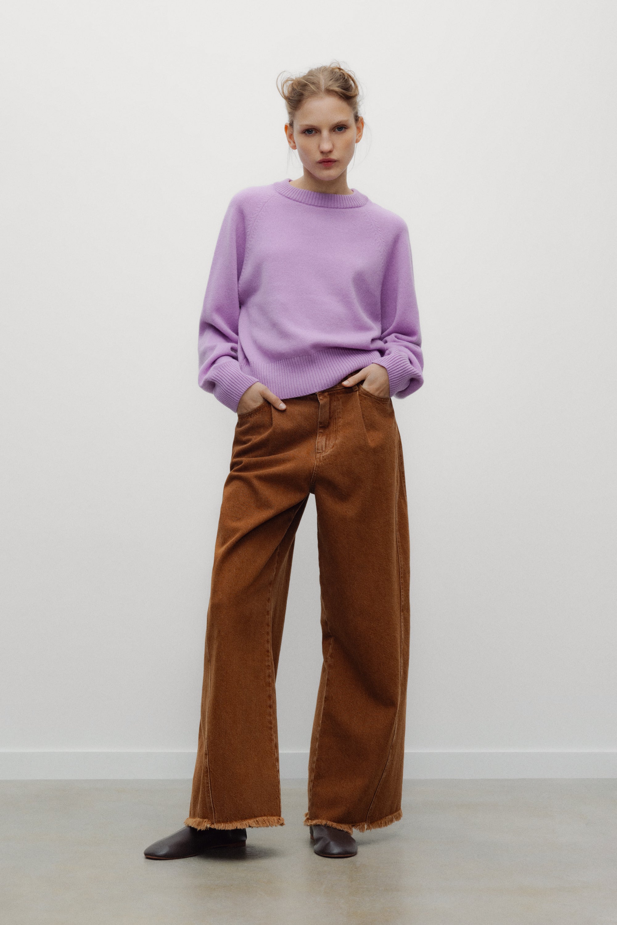 TNS Denim Woman Extra Wide trouser Hazel