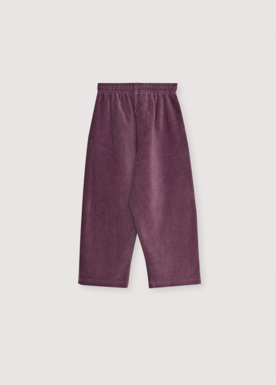 Velour jogging with a straight-leg fit and an adjustable waistband with a drawstring.