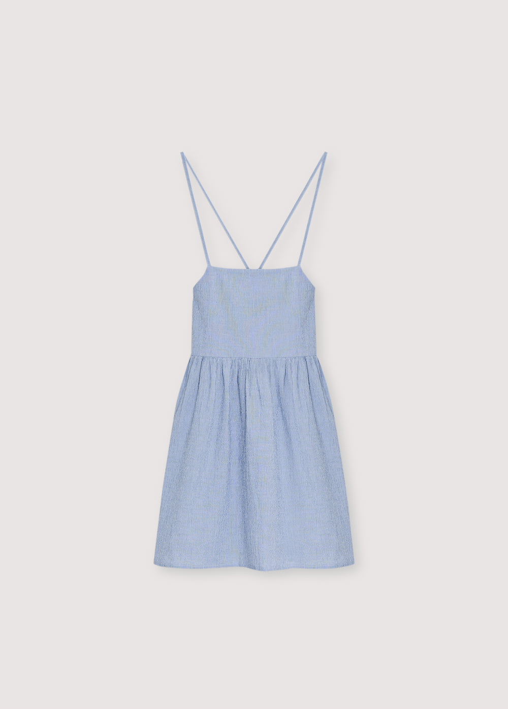 Cloe Teen Dress Summer Midnight Pinstripes