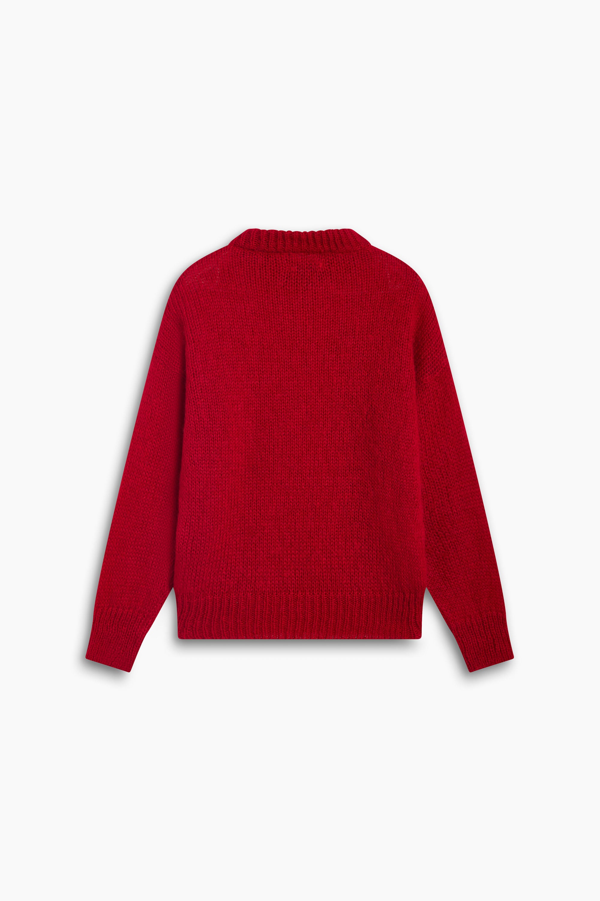 Gemütlicher Damenpullover in chinesischem Rot