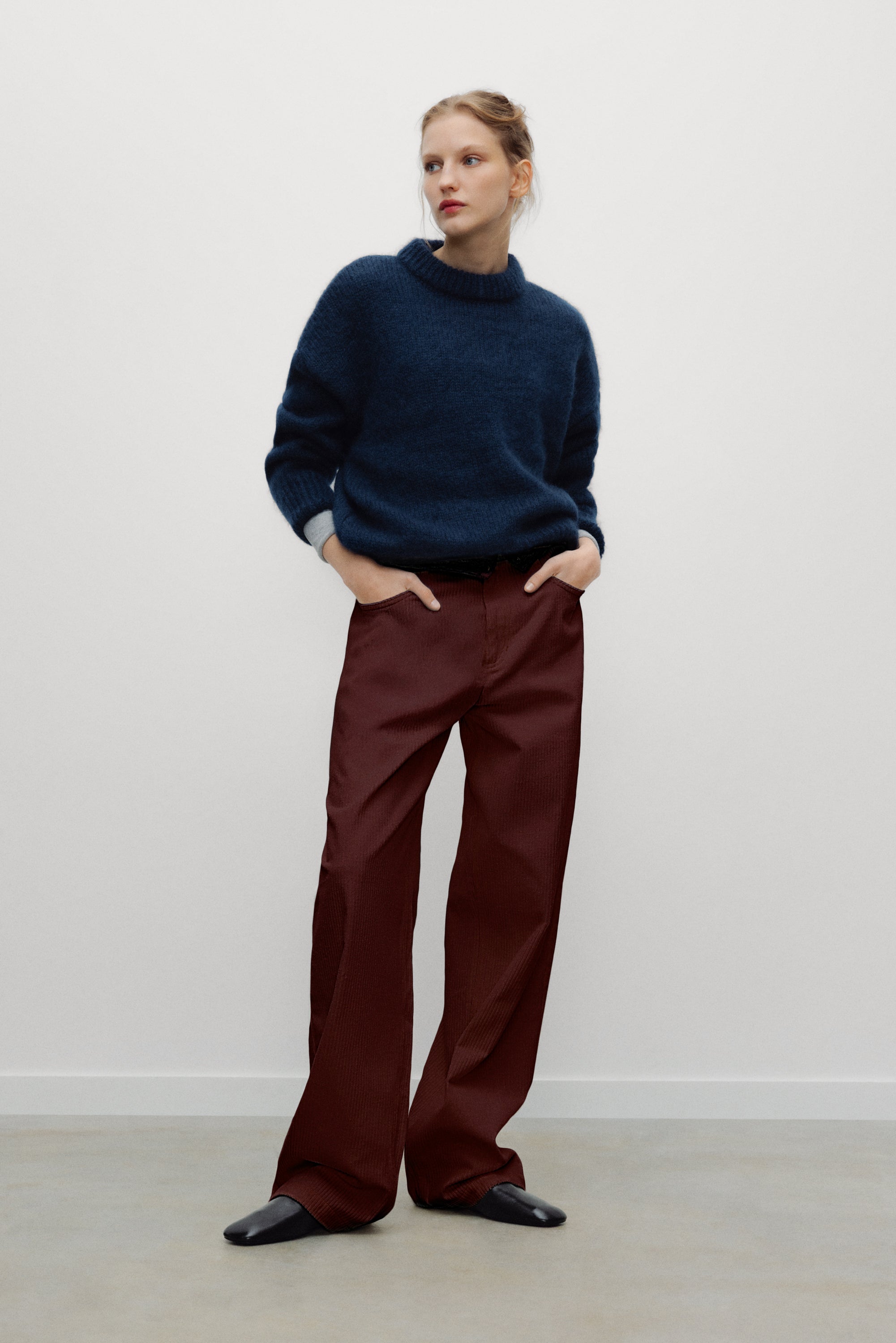 Gemütlicher Damenpullover Black Iris