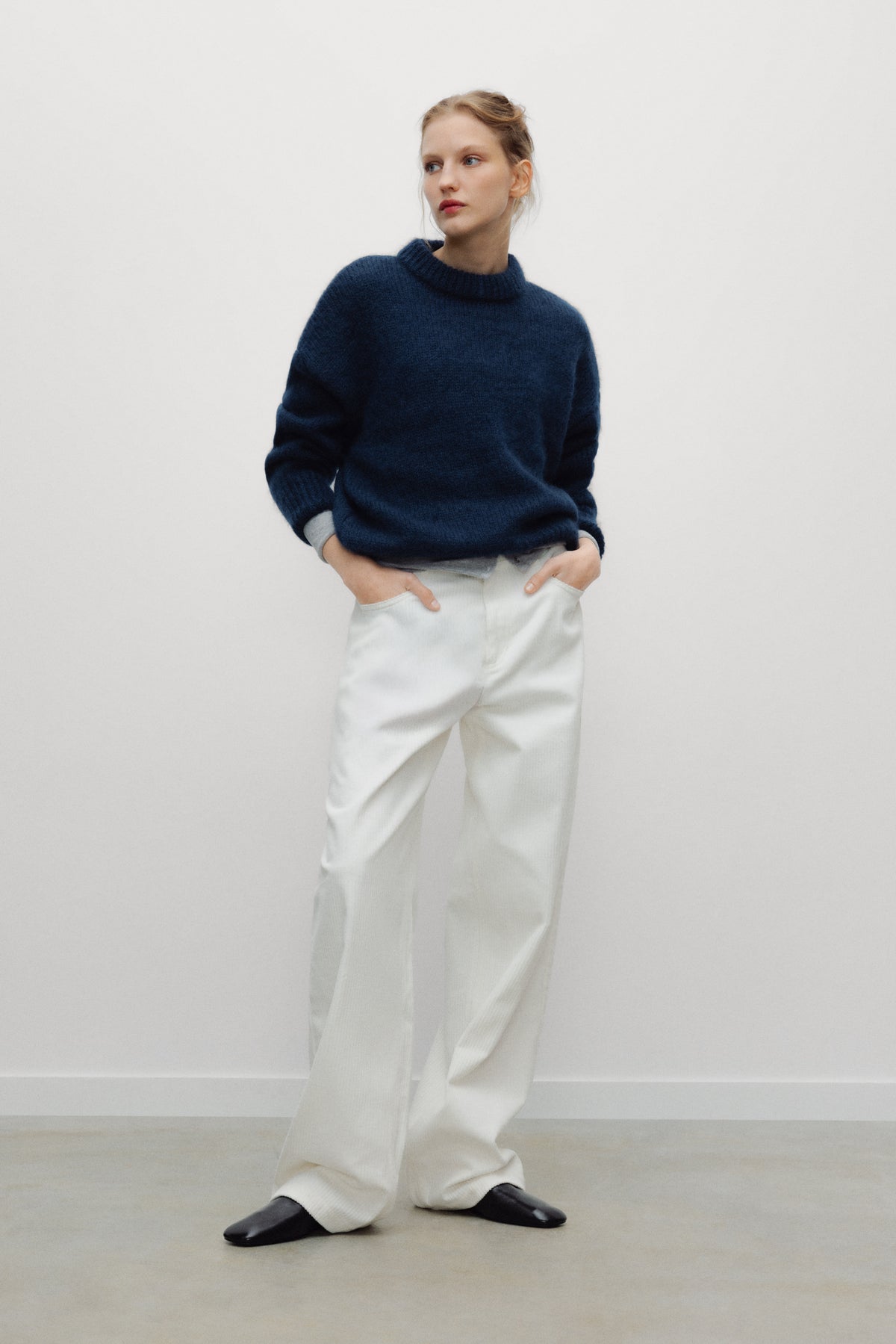 Giselle Woman Trouser Off White