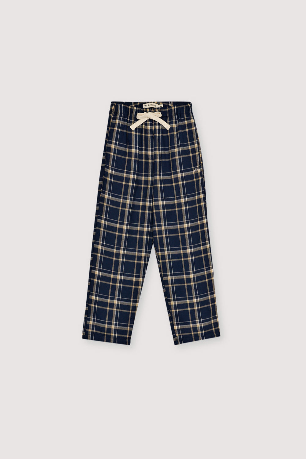 Experience cozy comfort and timeless style with these Void Blue Check plaid flannel pants. Designed with an adjustable waistband for a personalized fit, they offer both flexibility and ease for everyday wear.