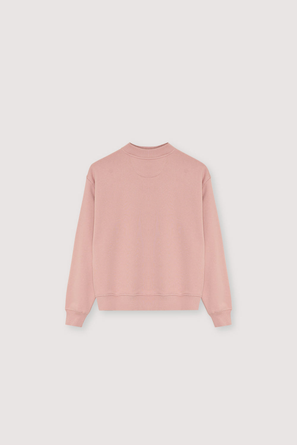 Fleece sweatshirt with a ribbed collar and contrasting TNS print on the chest. Brushed on the inside and outside.