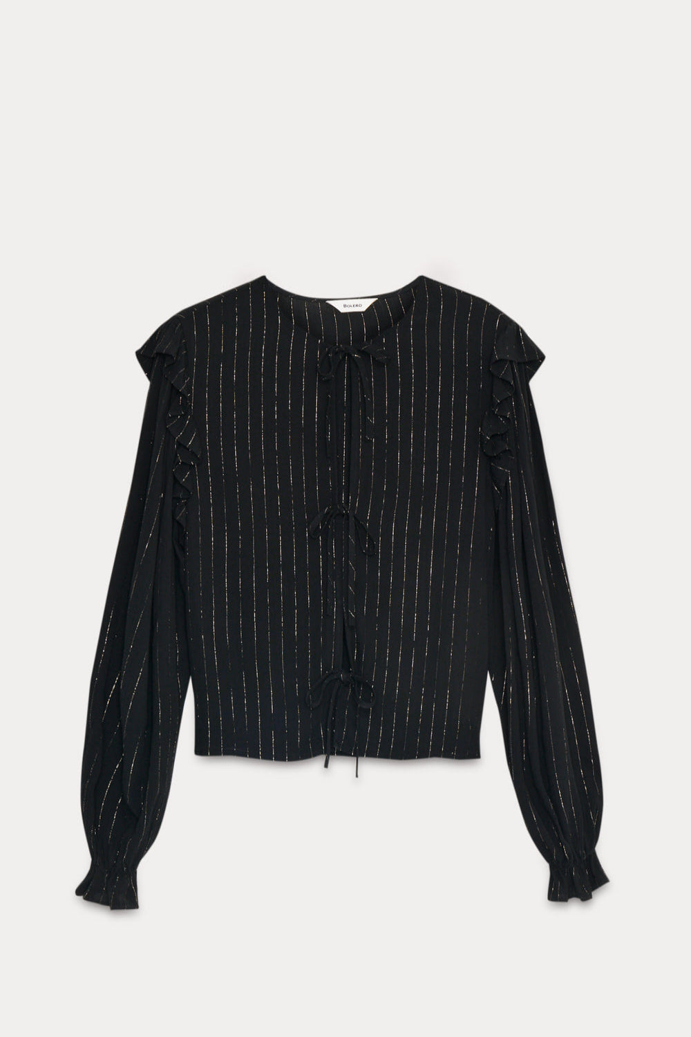 lua woman blouse lurex collection