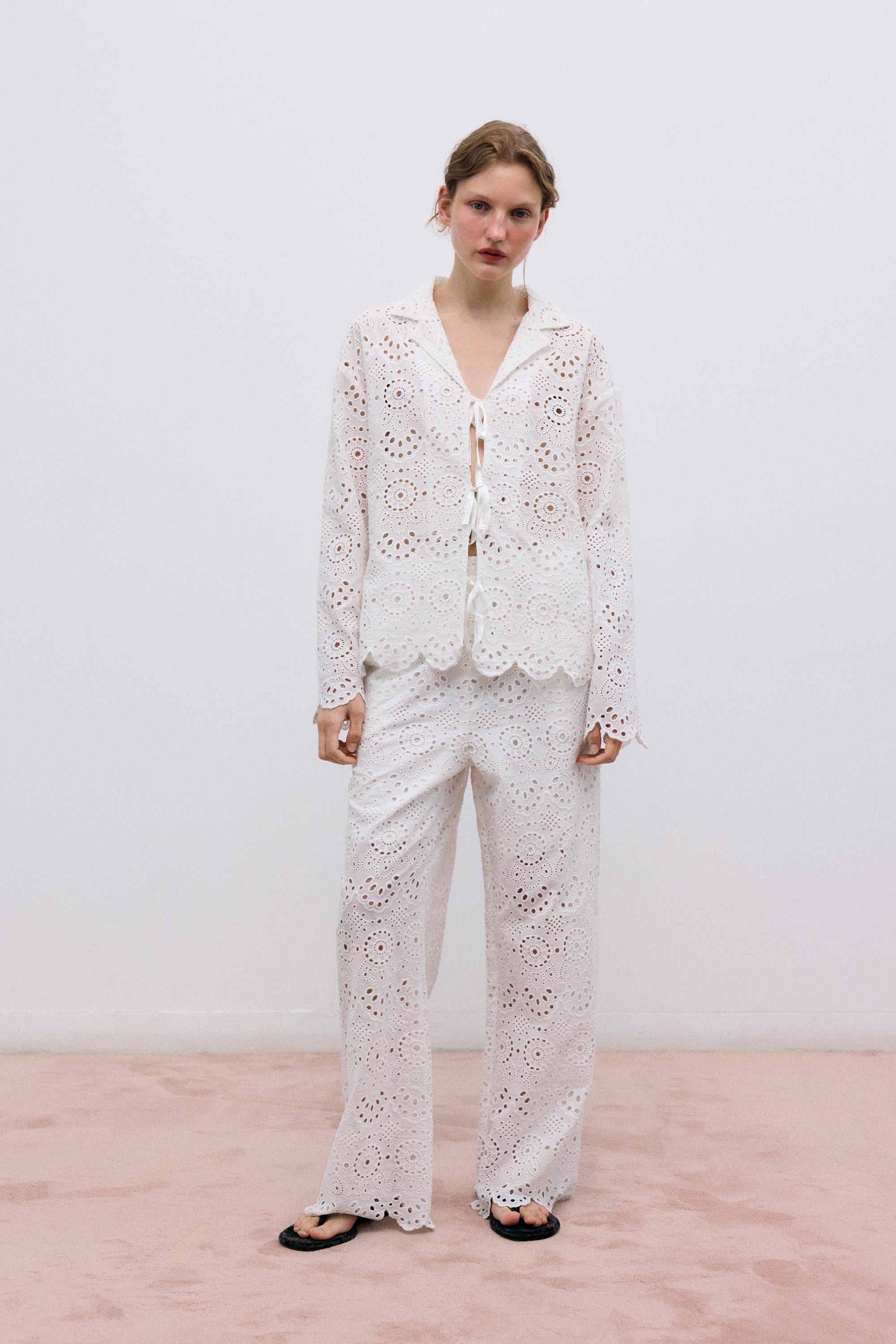 Jara Woman Blouse Ecru