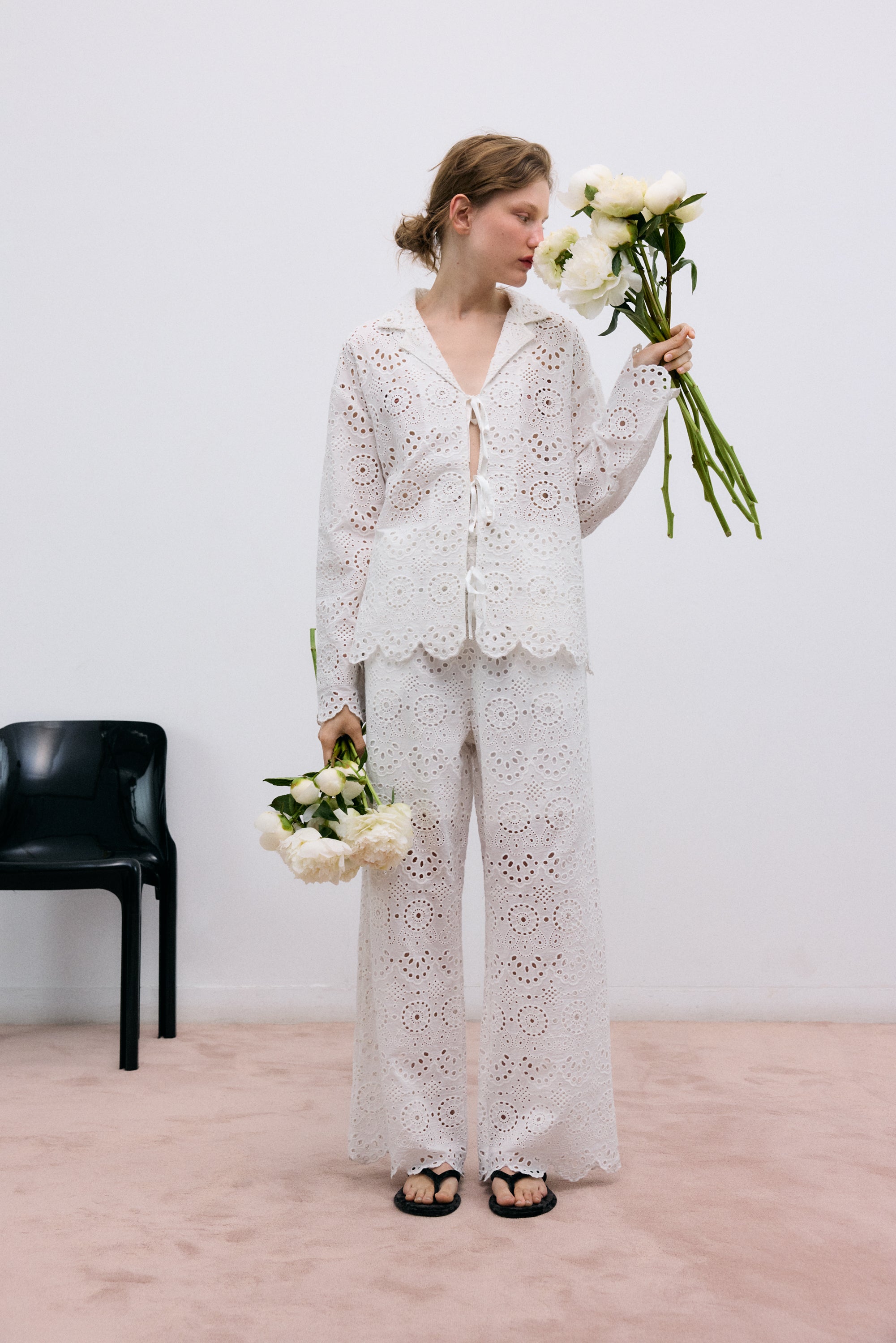 Jara Woman Blouse Ecru