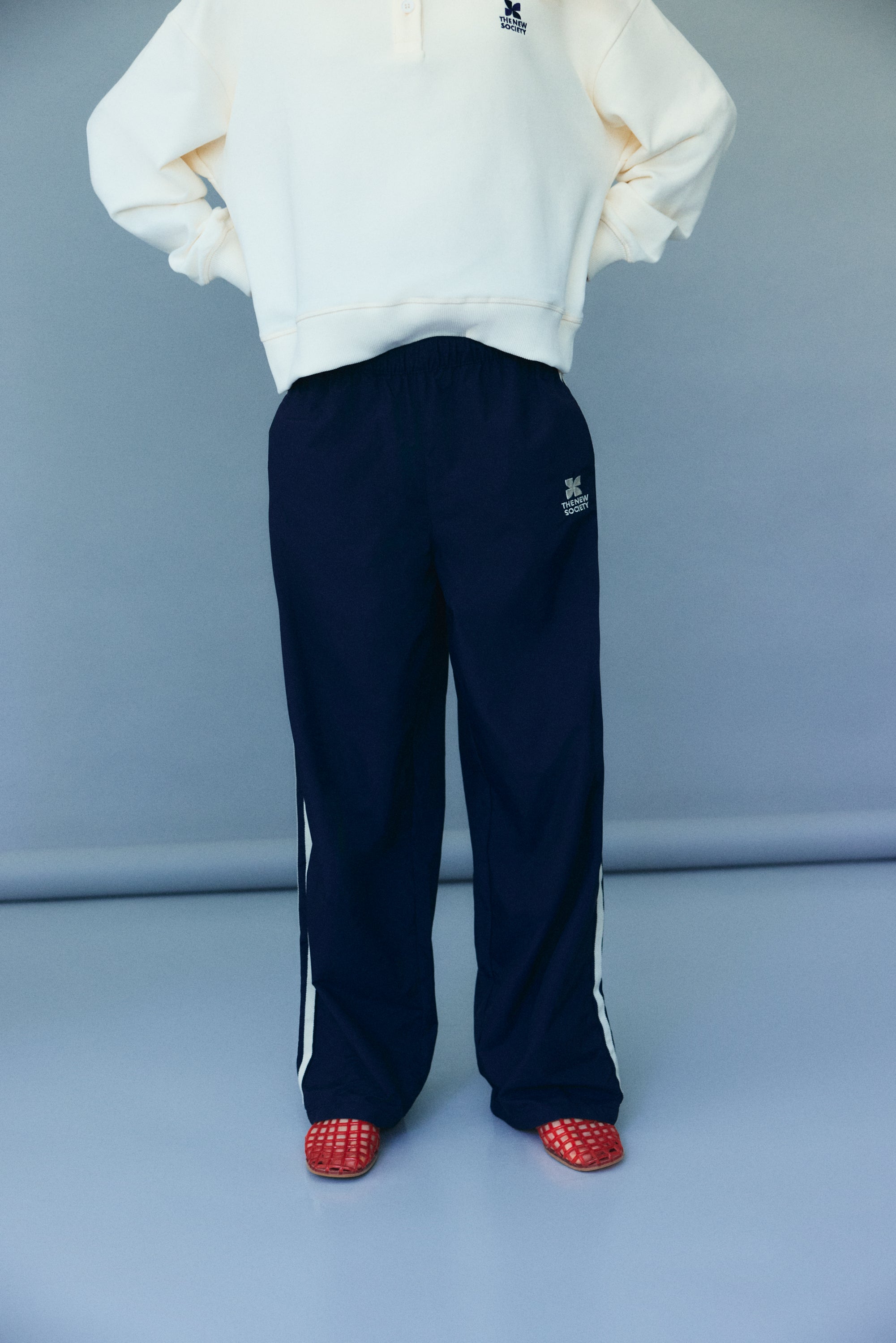 A new season essential and proven bestseller, these joggers are crafted from 100% technical fabric with a wide fit for maximum comfort