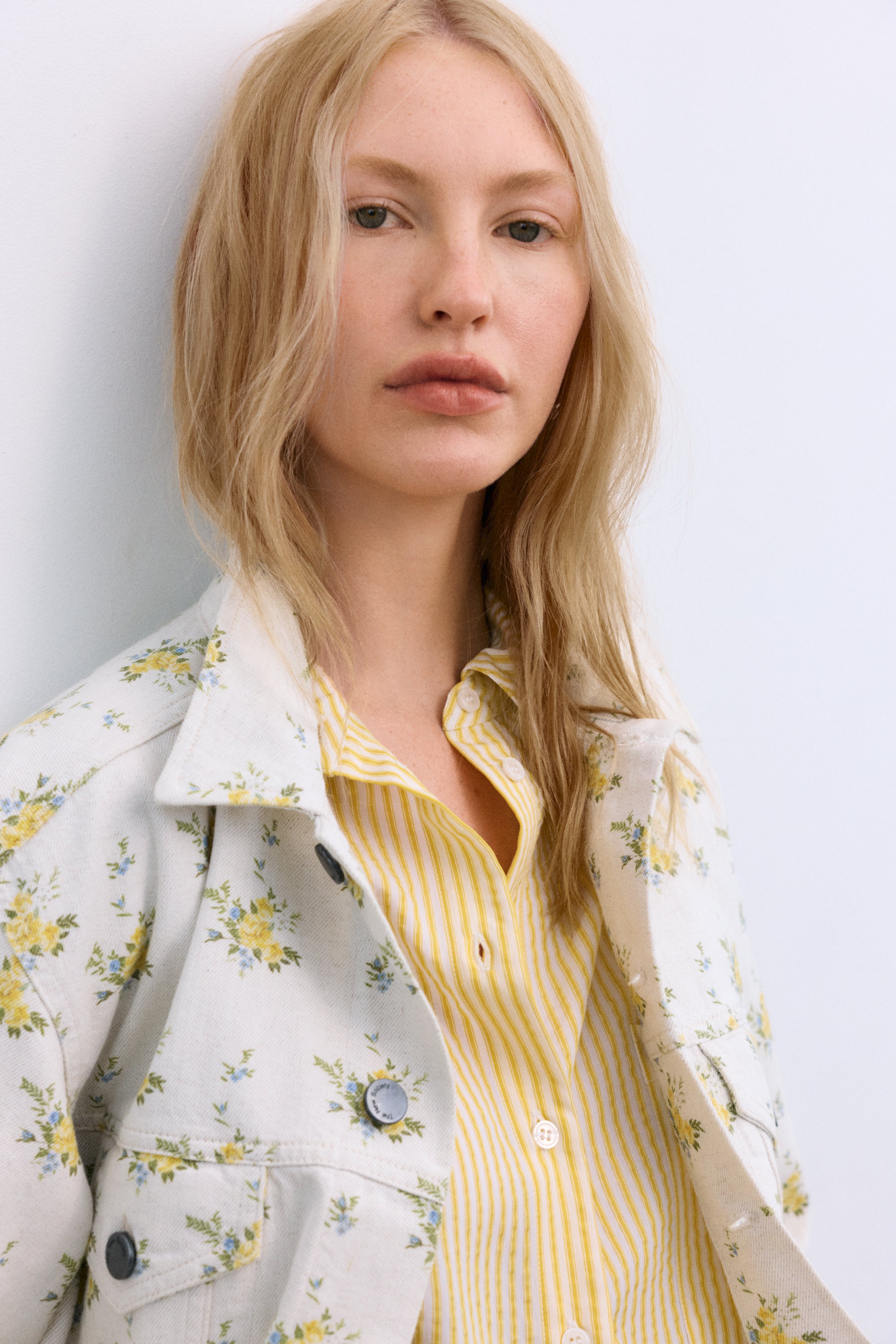 Alheli Woman Shirt Summer Midnight Stripes