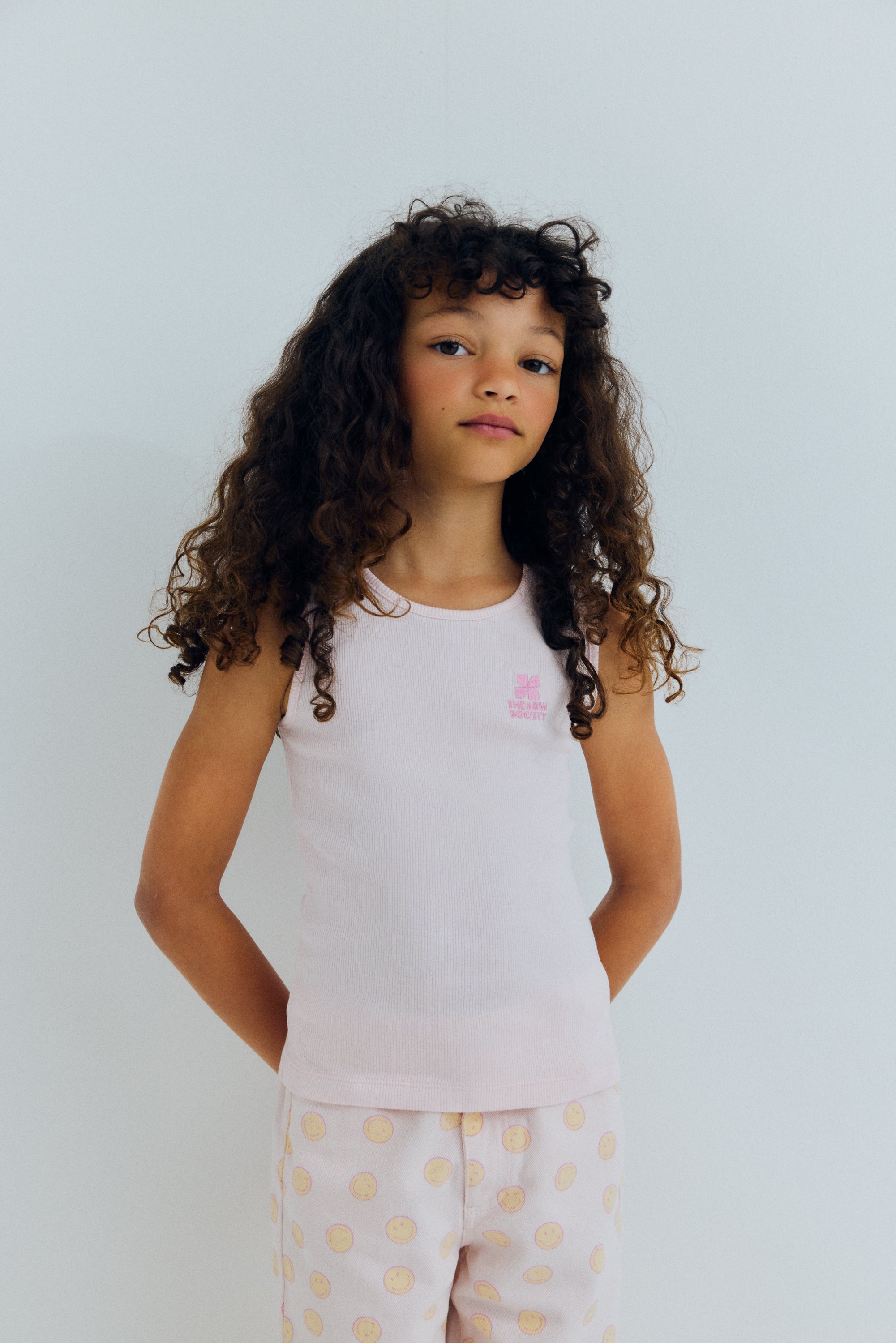 T-shirt in soft summer rib fabric, featuring subtle branded embroidery on the front.