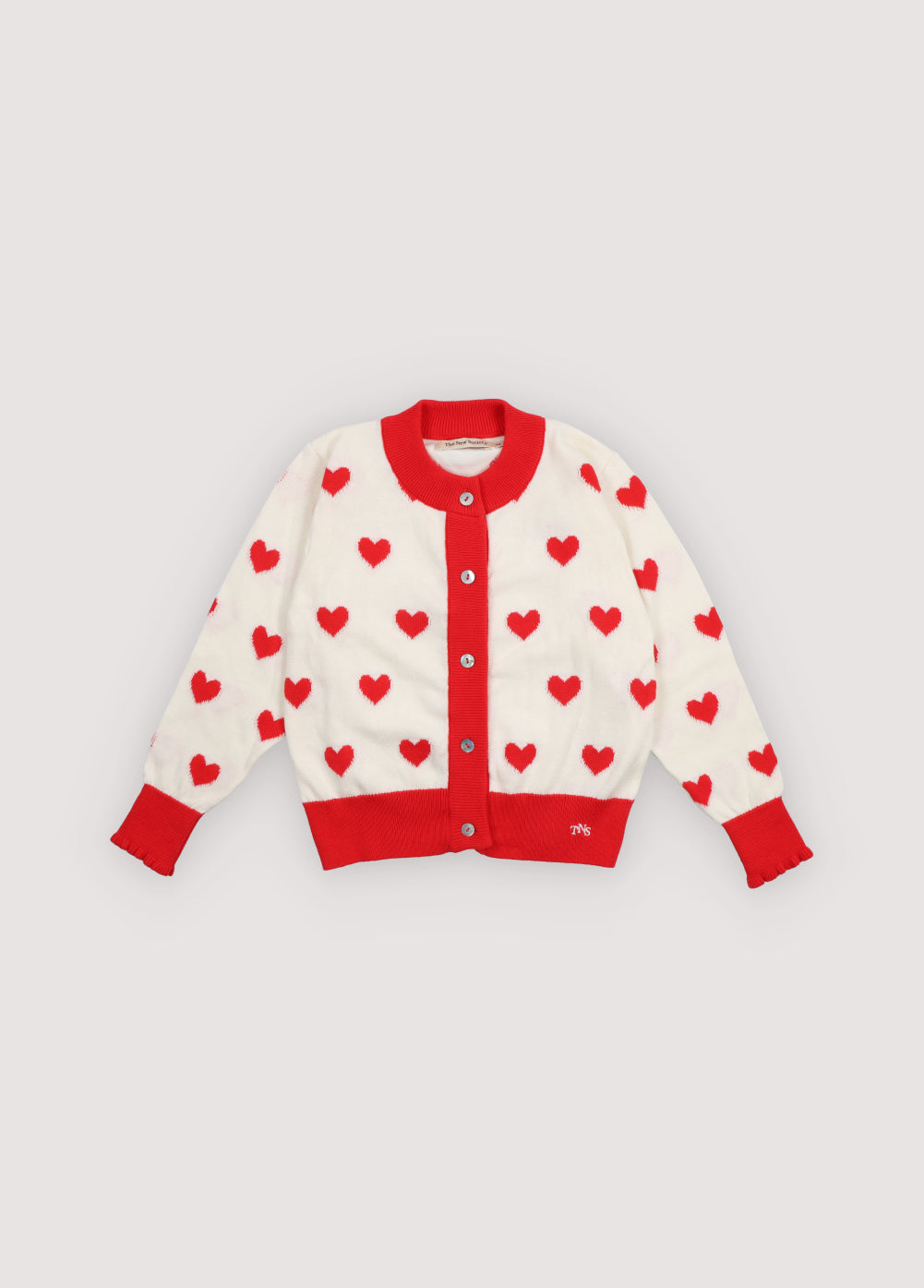 Maqui Cardigan Hearts Jacquard