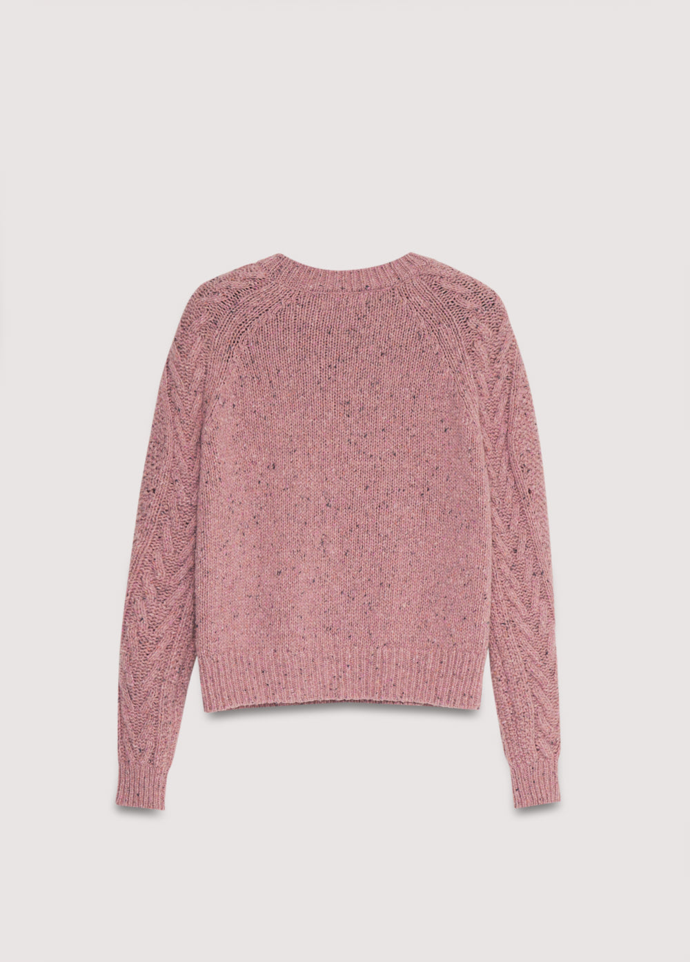 One of our best-selling sweaters made from wool and alpaca. It features a beautiful knit with pleat detail on the sleeves.