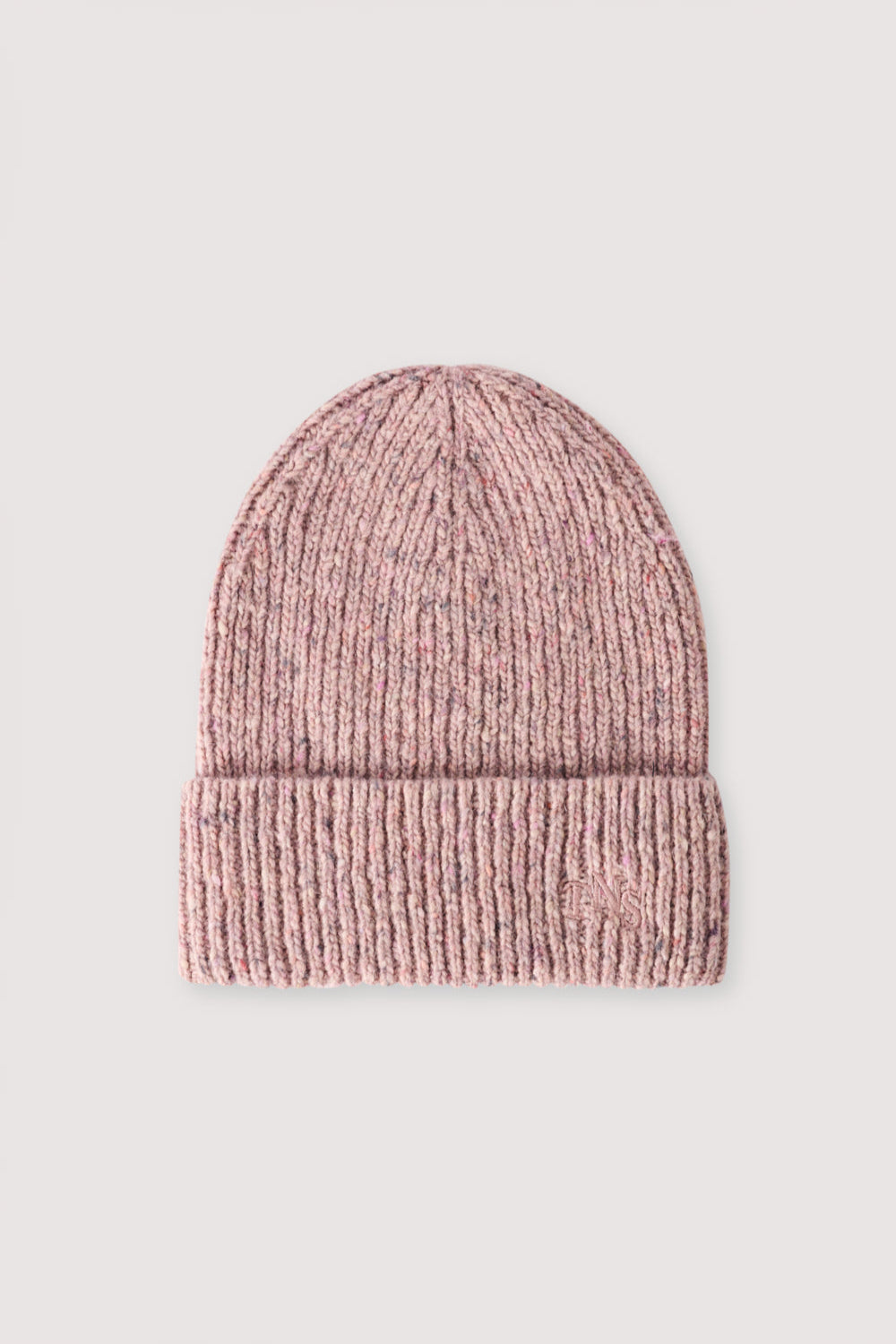 Rib knit wool beanie, perfect for pairing with the matching sweater.