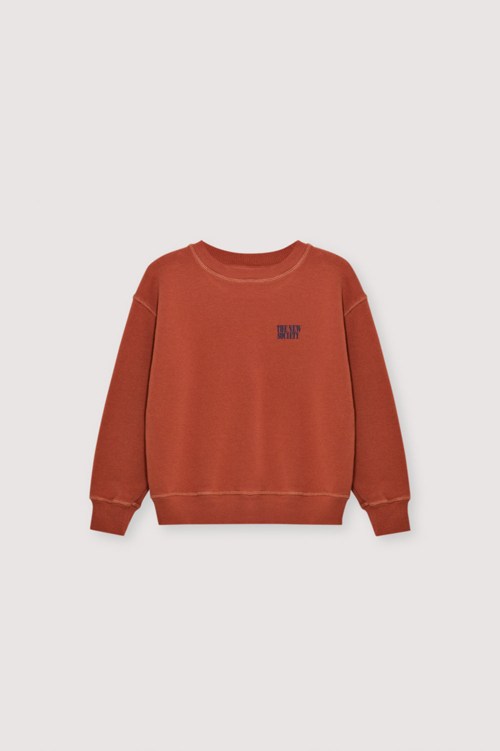 Cotton and elastane sweatshirt in a vibrant color with a brand print on the chest. Brushed on the inside and outside. It comes with matching joggers to complete the look.