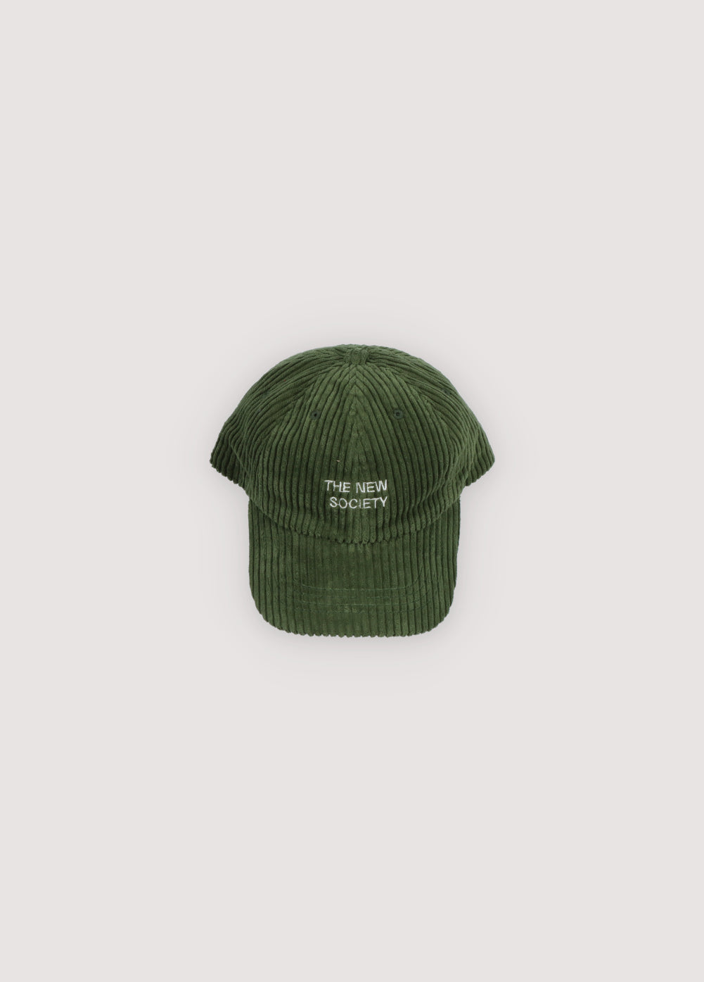Corduroy cap with contrasting brand embroidery. Perfect for pairing with the Mikel bomber or any other look from the collection. Adjustable at back.