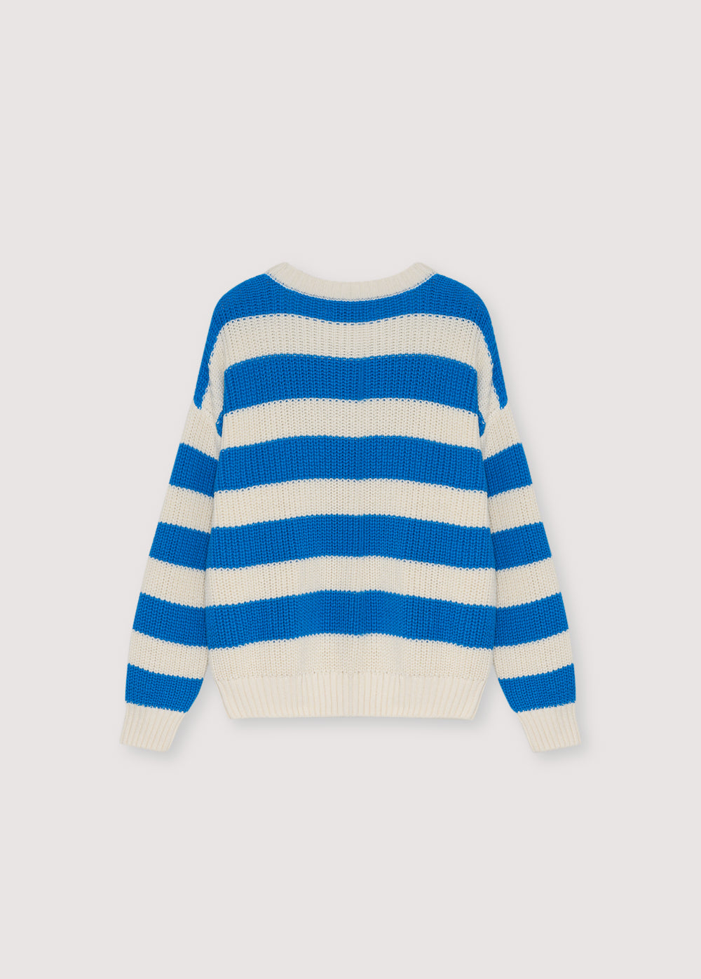 Musa Woman Jumper Pool Blue Stripes_Sampling