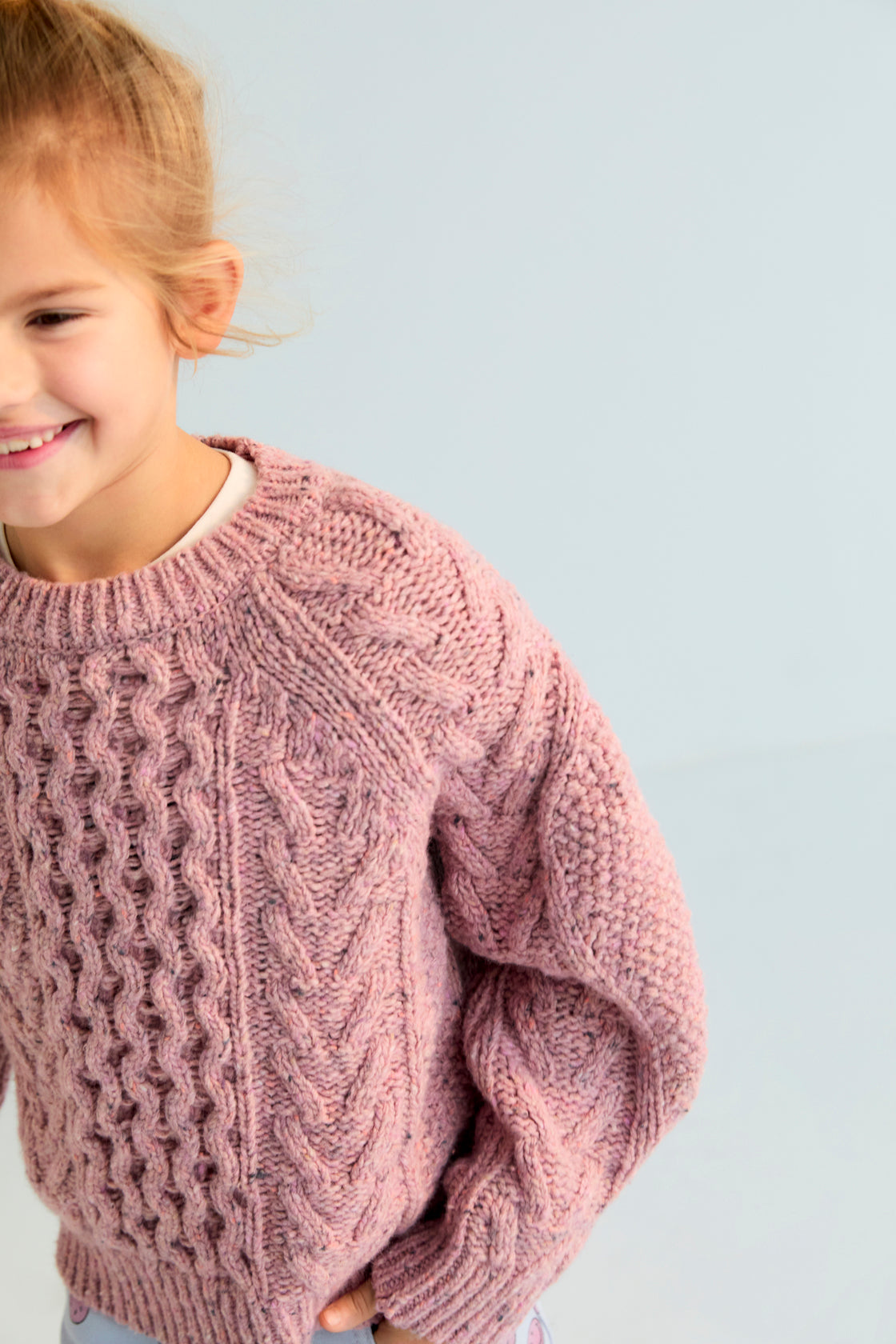 One of our best-selling sweaters, made from a soft and warm blend of recycled wool and alpaca.