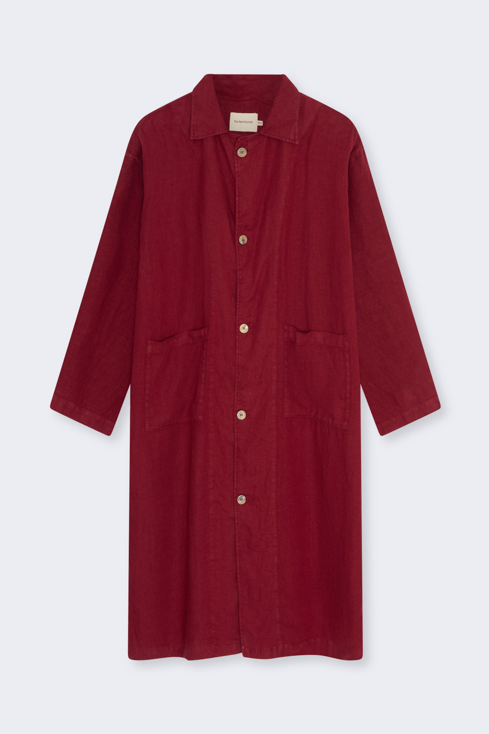 Melissa Woman Trench Crimson Wine _Sampling