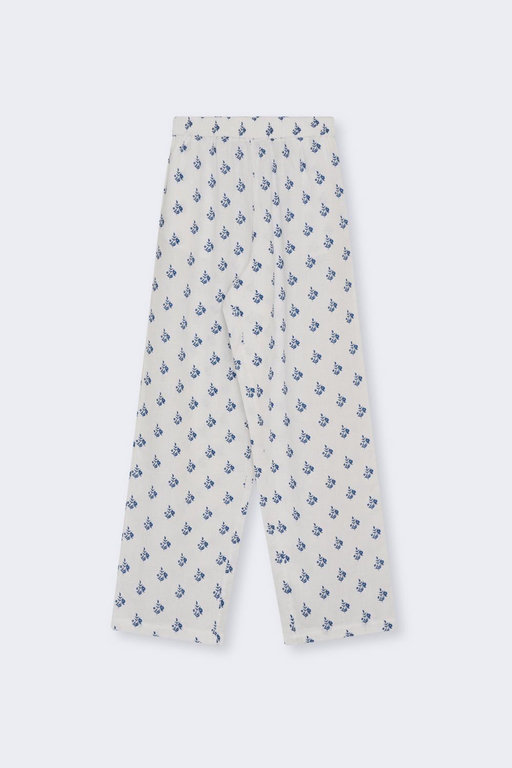 Hose mit geradem Bein aus 100 % Leinen mit weicher Oberfläche, entworfen und hergestellt in Portugal.