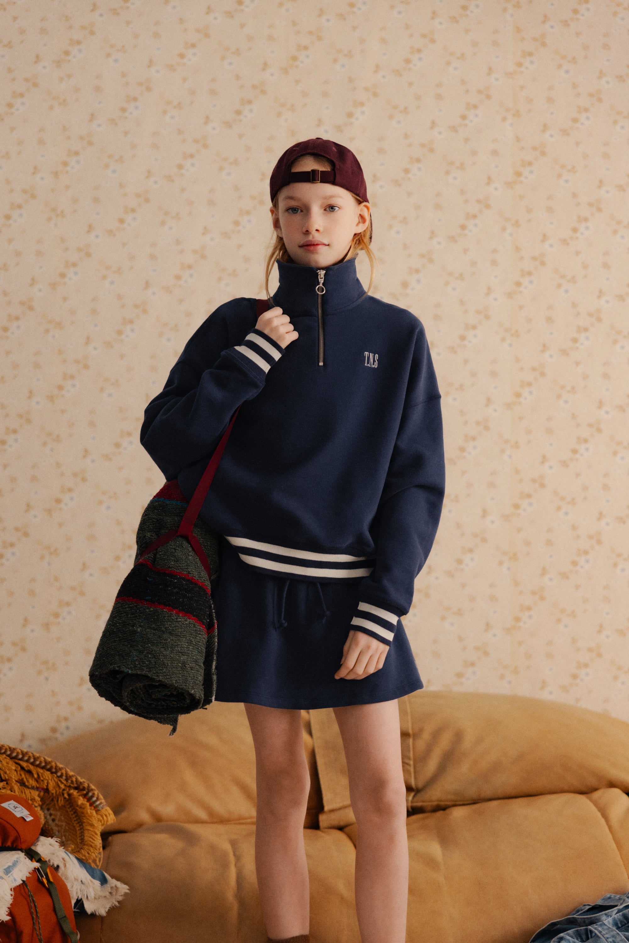 Mochi Teen Polo Black Iris