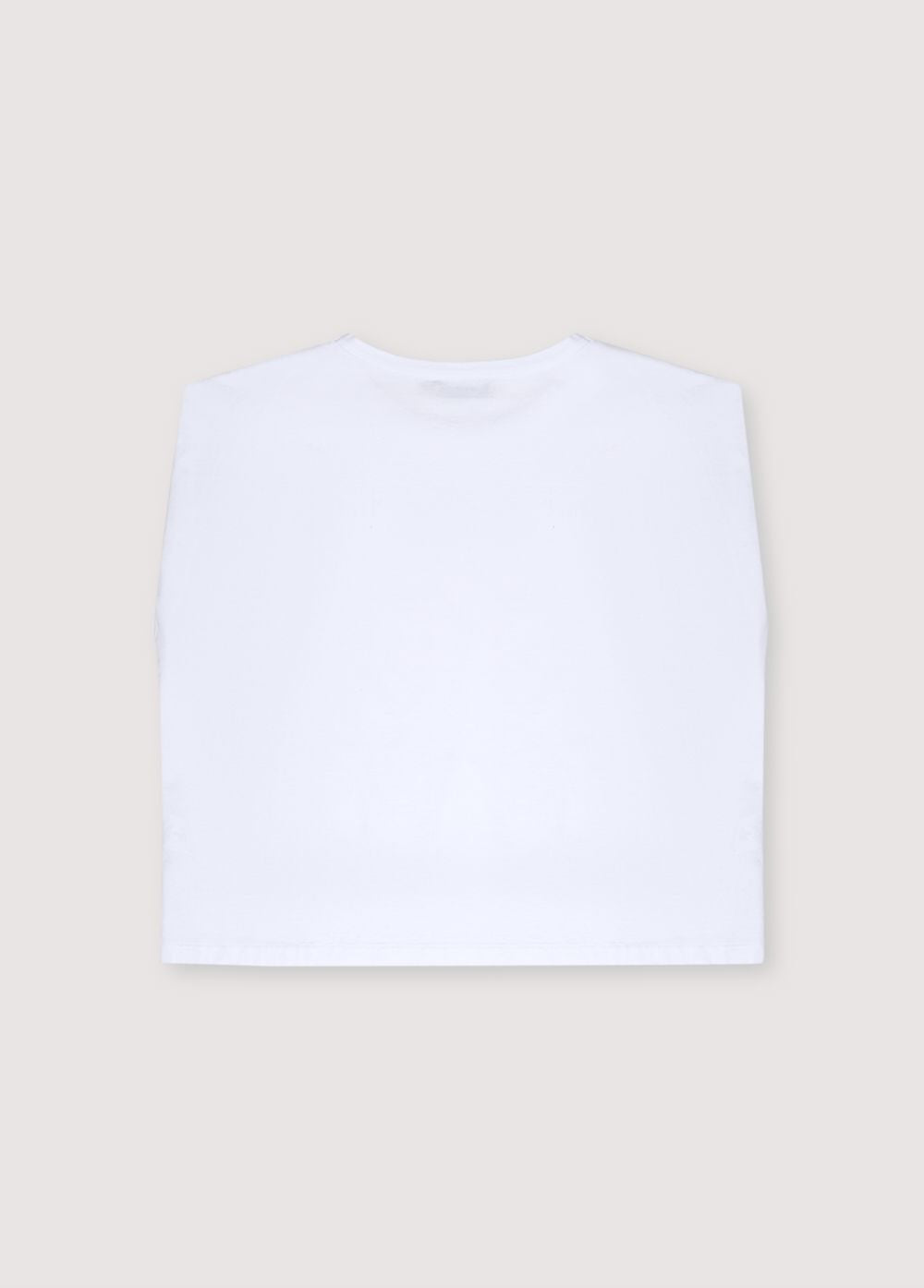 T-shirt with raised brand embroidery on the chest. Spring Summer collection. The New Society.