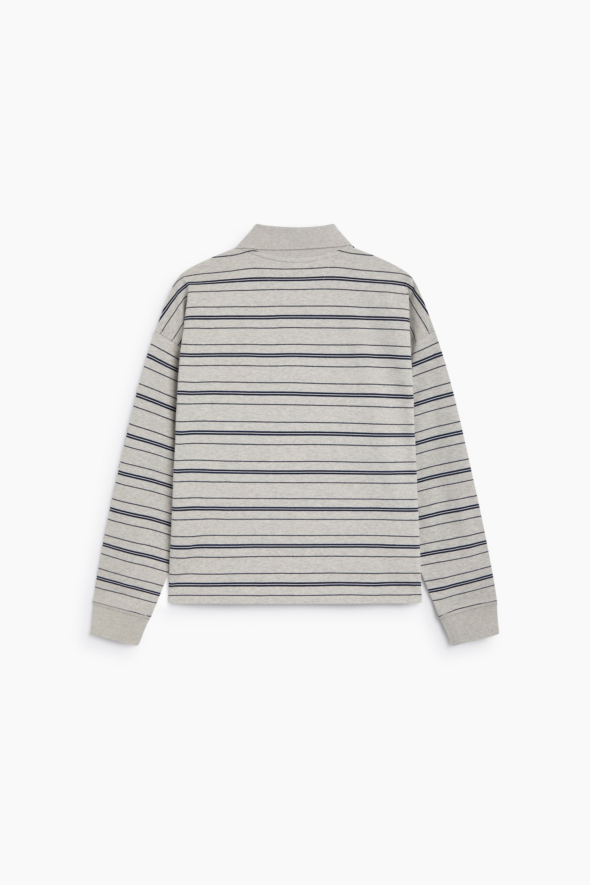 Ona Woman Polo Black Iris Stripe