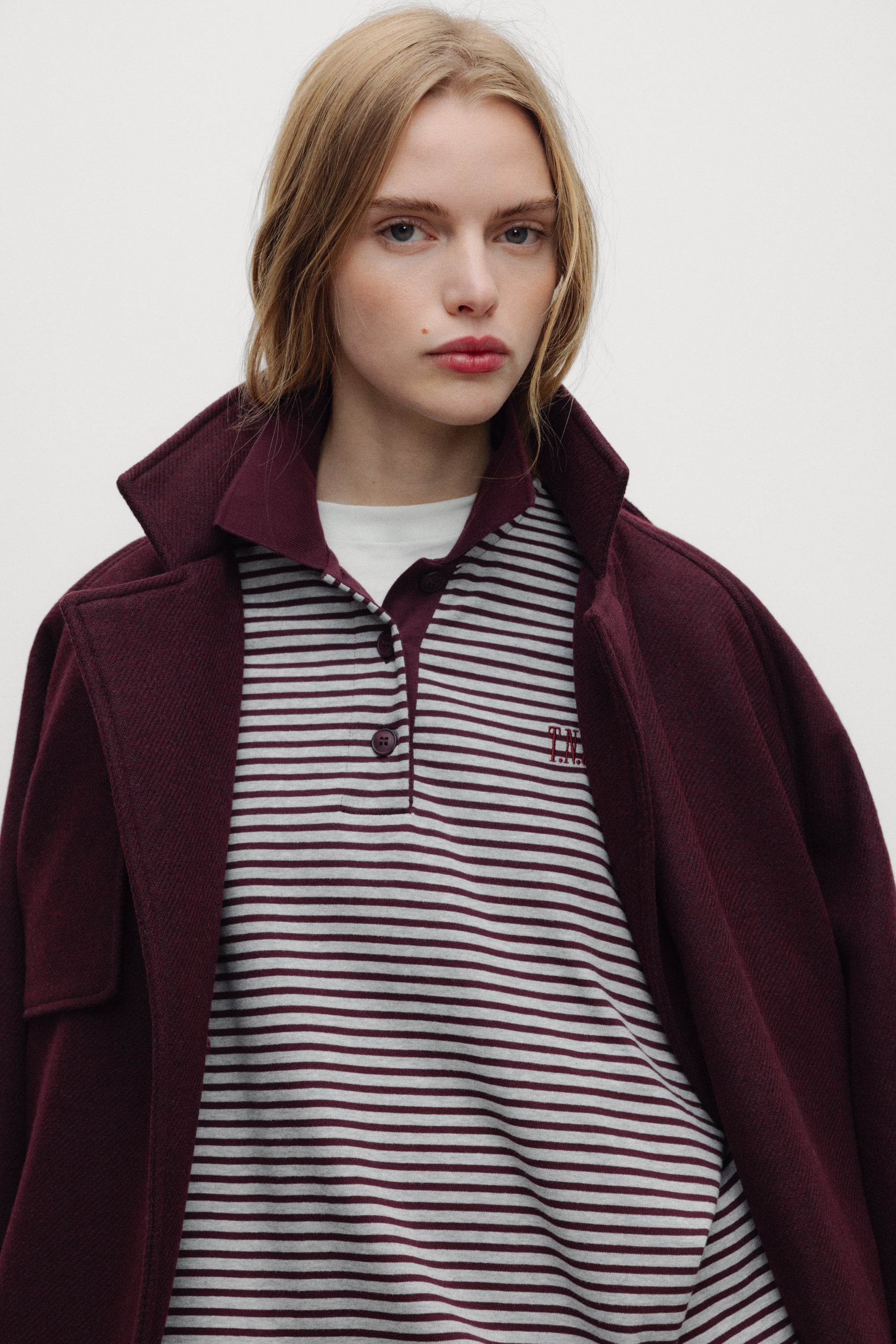 Polo Femme Ona Winetesting Stripe