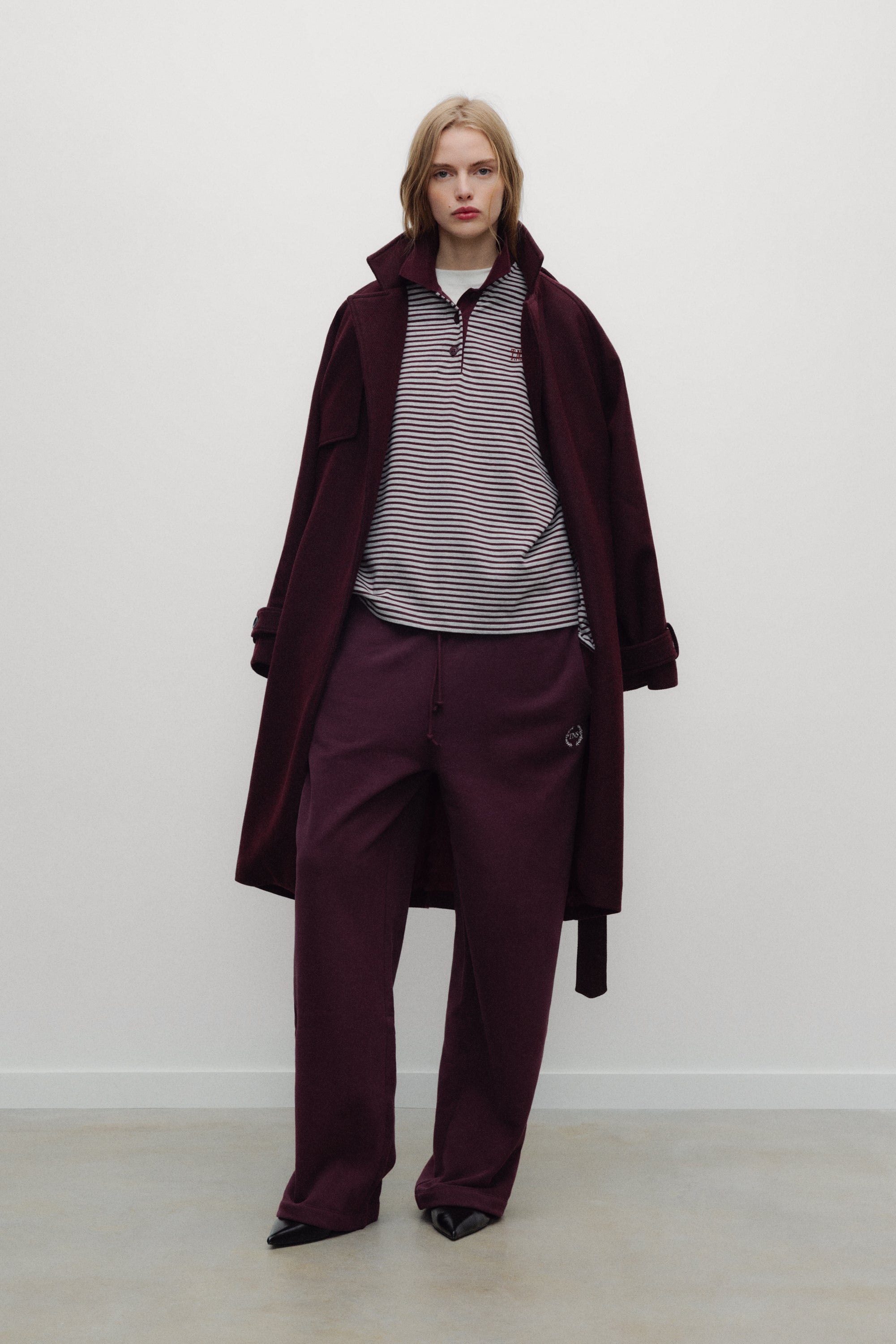 Polo Femme Ona Winetesting Stripe