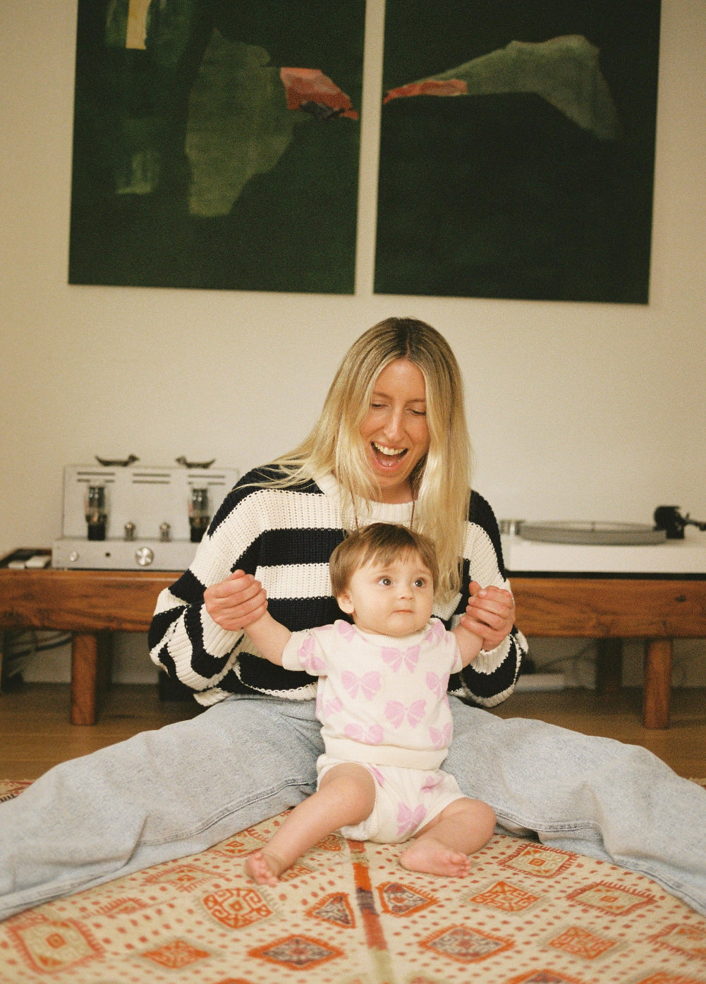 Jersey para bebé de uno de nuestros conjuntos más vendidos, confeccionado en fino punto de algodón.