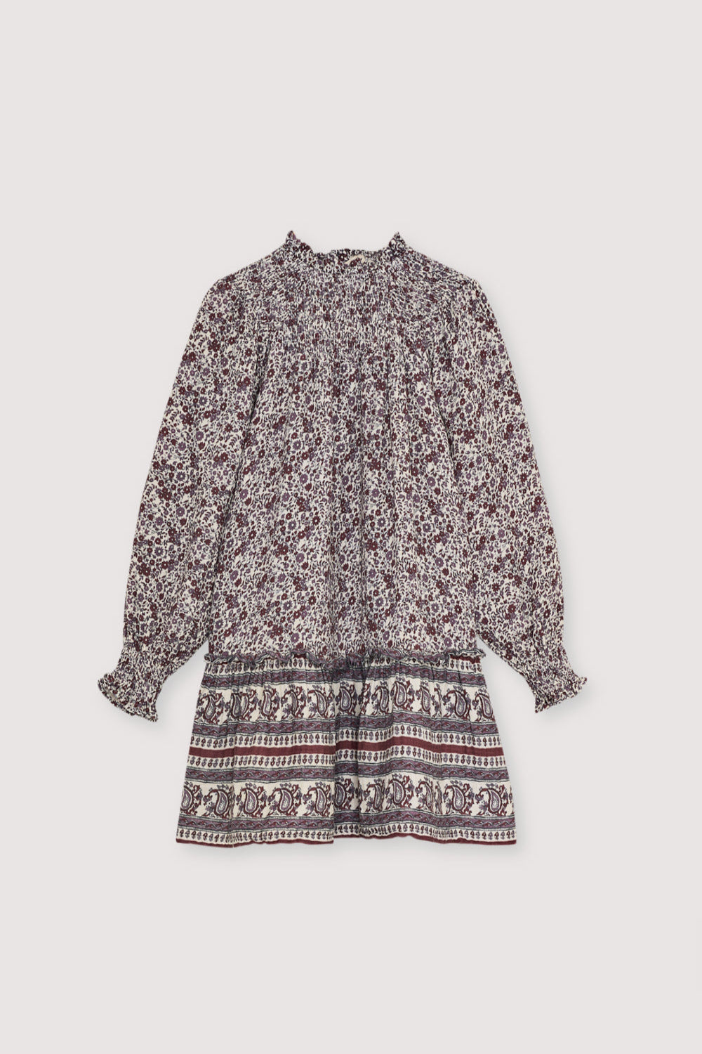 Lightweight and breathable, this floral dress in soft double gauze features the delicate Samara print throughout.