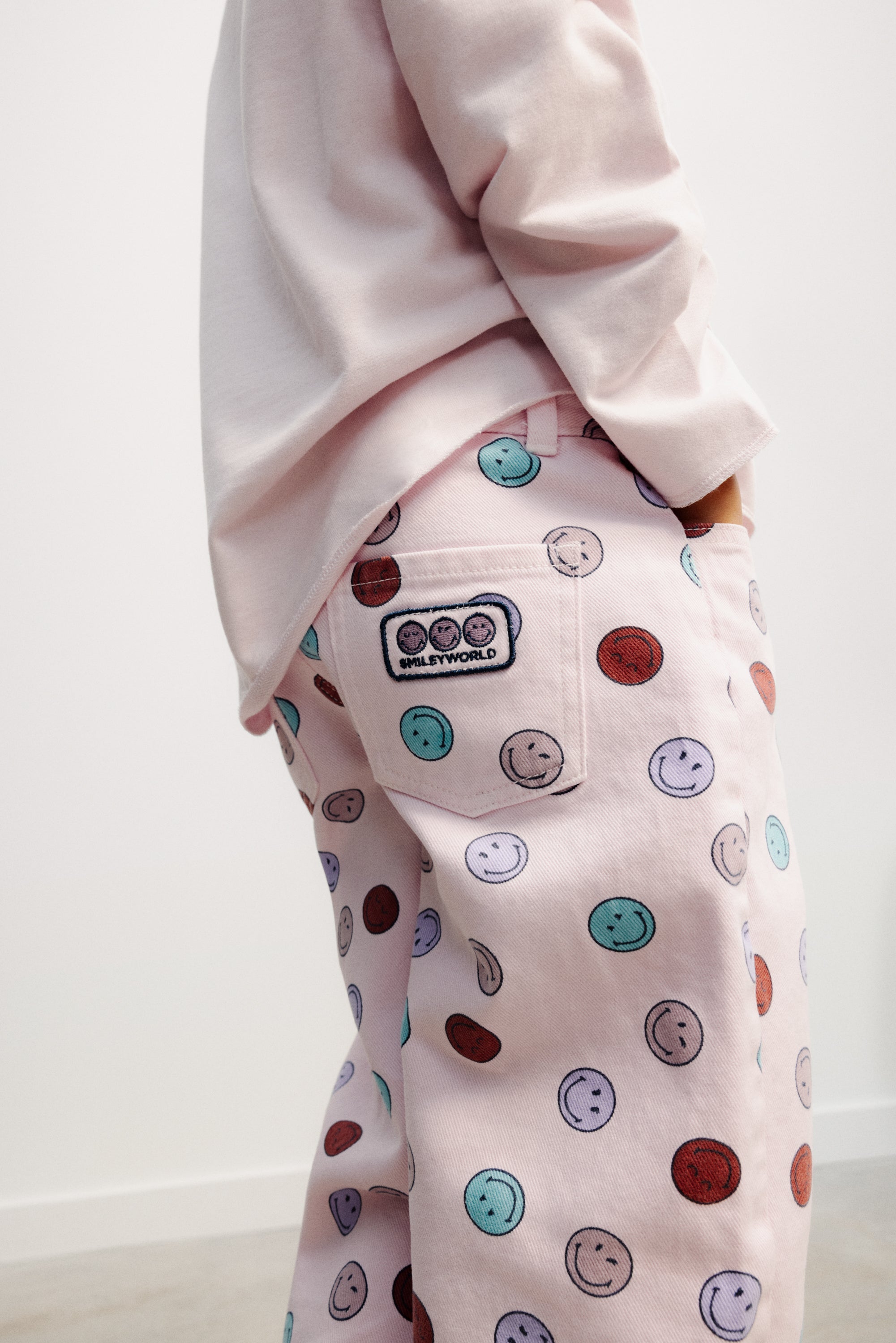 Pantalon en jean Smiley