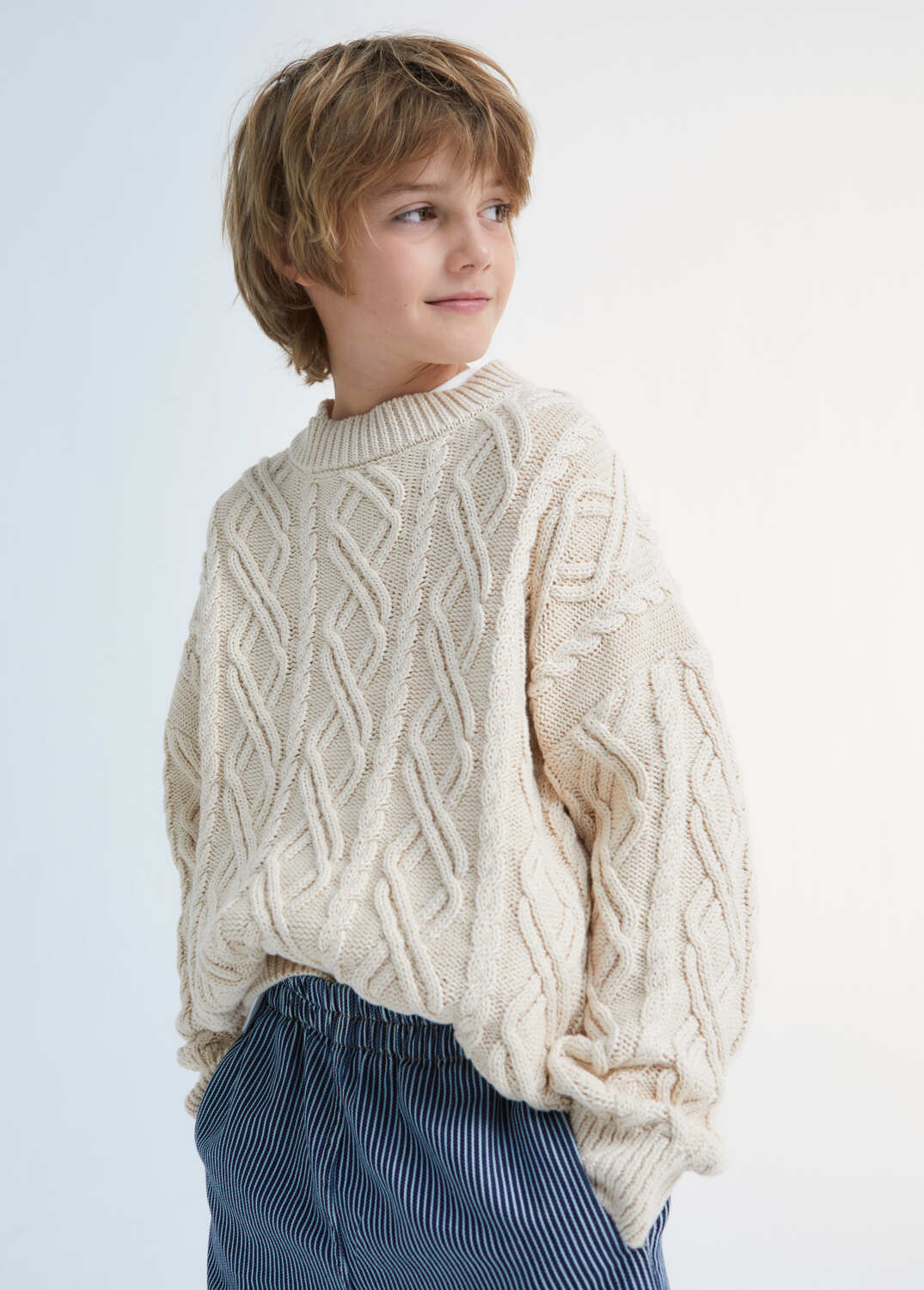 Russel Cable Knit Jumper