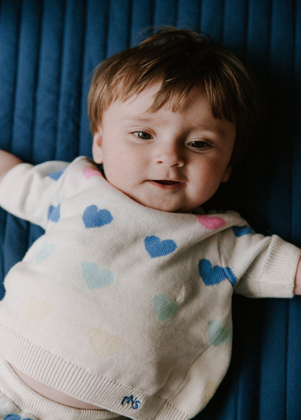 Pinpilin Jersey Bebé Corazones Multicolor