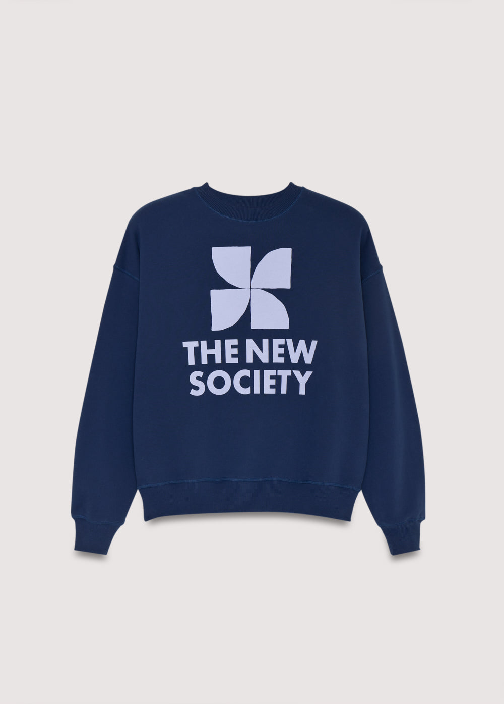 Our classic sweatshirt with a contrasting logo print on the front. Brushed on the inside and outside.