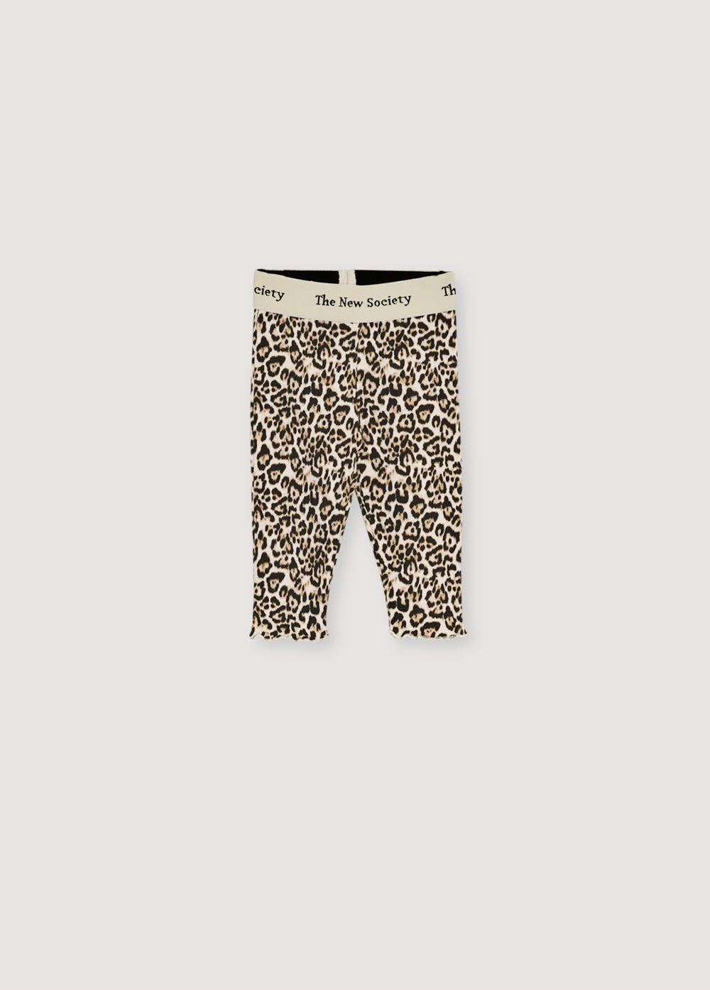 Our classic ribbed leggings with leopard print and a tone-on-tone elastic logo waistband. Pair with the matching t-shirt to complete the look.