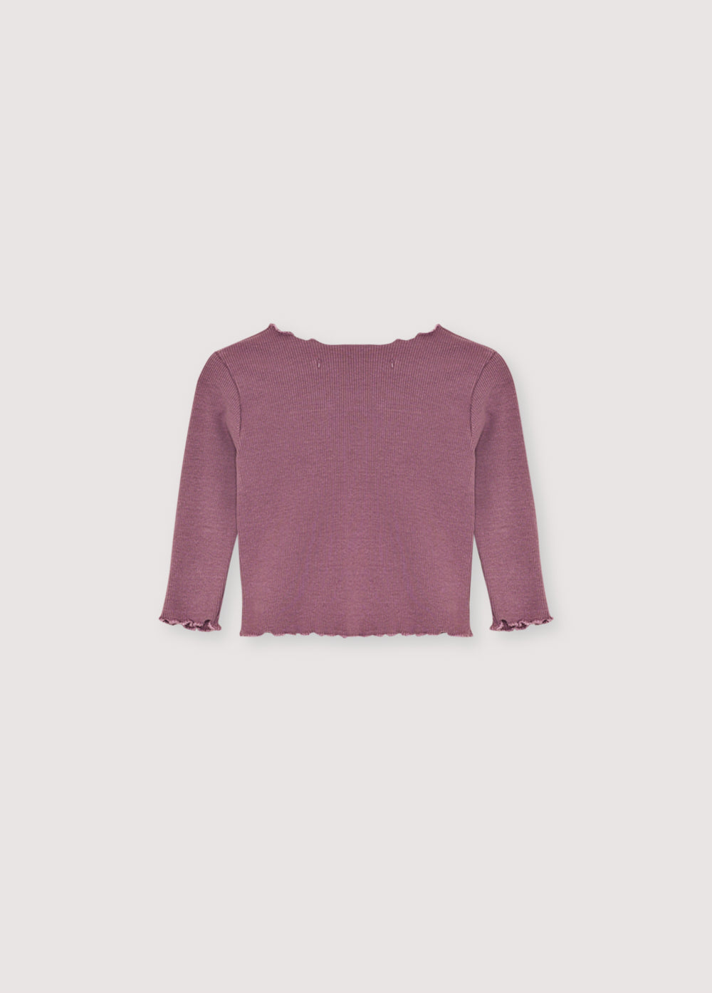 Our classic ribbed t-shirt with tone-on-tone baby overlock finishes. Pair with the matching leggings to complete the total look. It has a logo embroidery on chest.