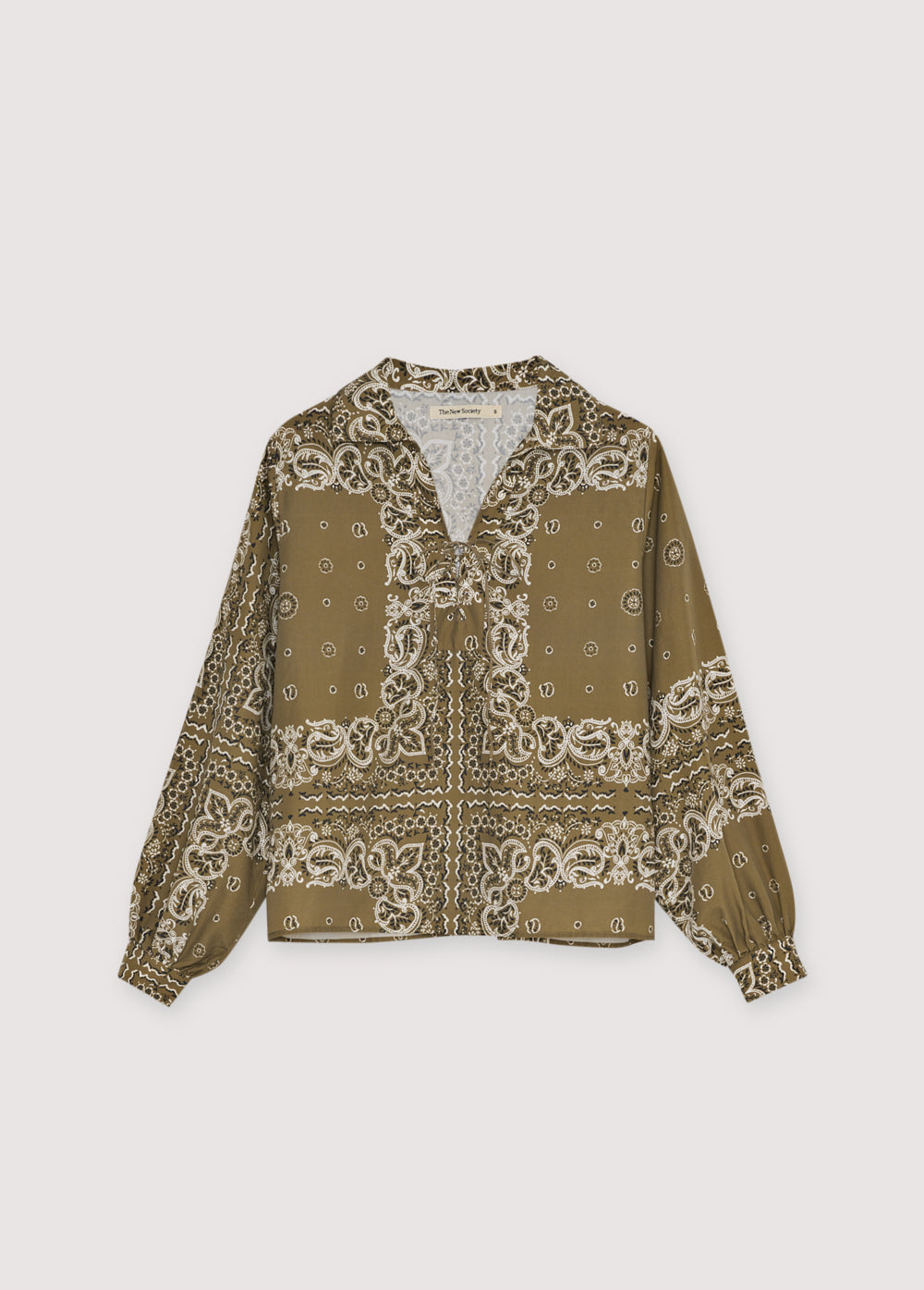 Camisa Mujer Nenúfar Estampado Bandana