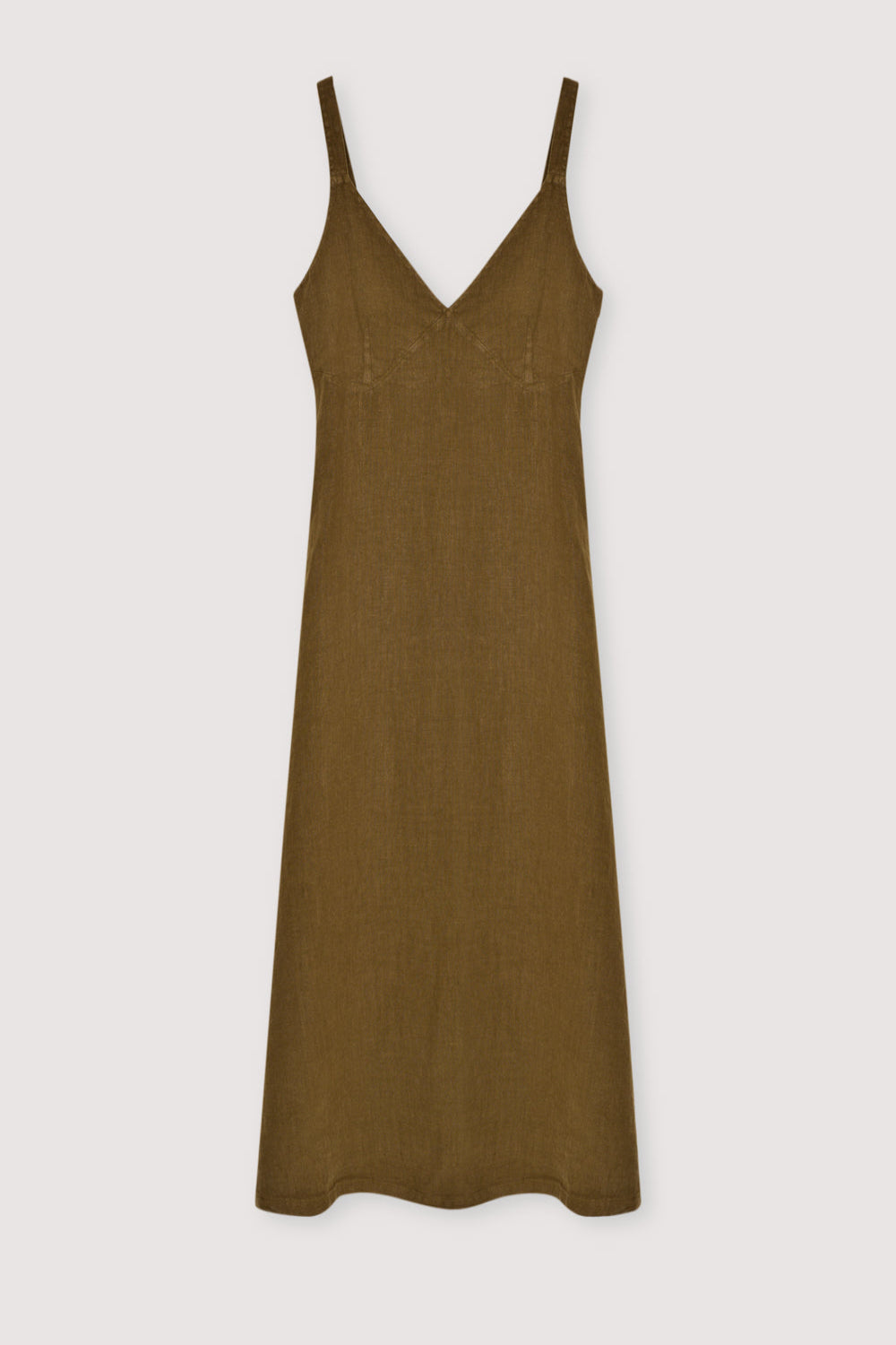 Bulbine Woman Dress Earthy Olive