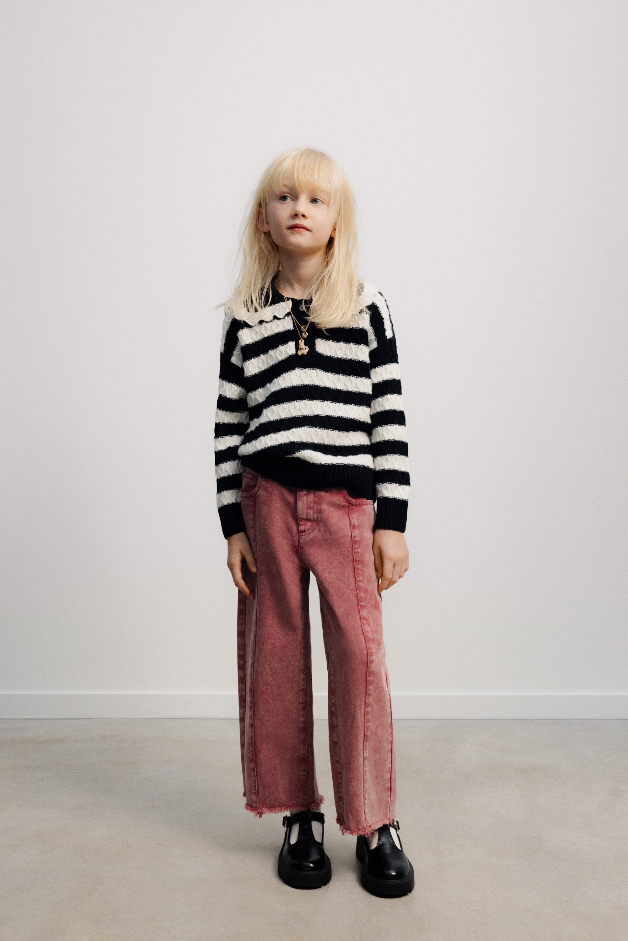 Pantalon large en jean TNS