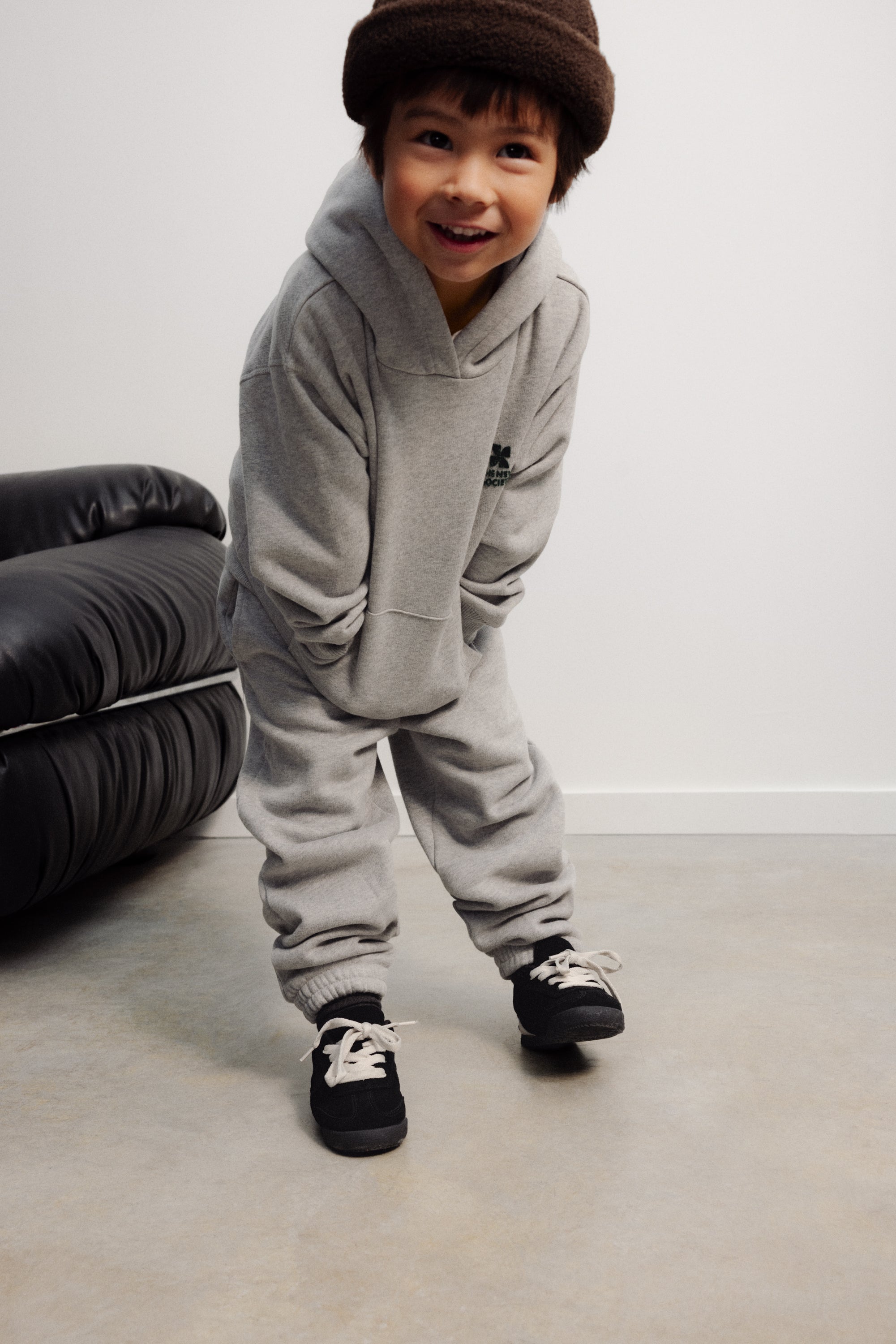 TNS Logo Jogging Mid Grey Melange