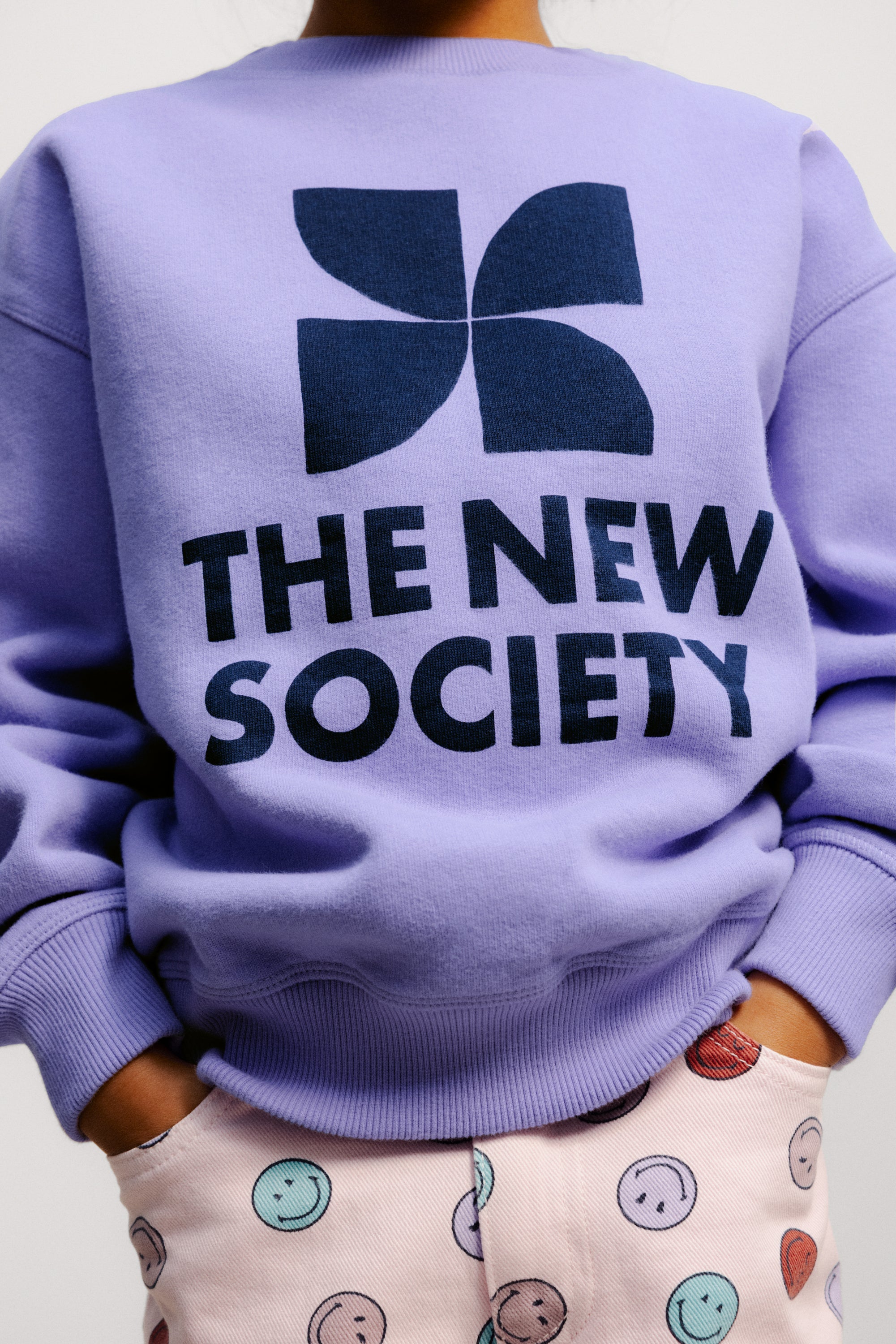 Sweat TNS Logo Violet Tulipe