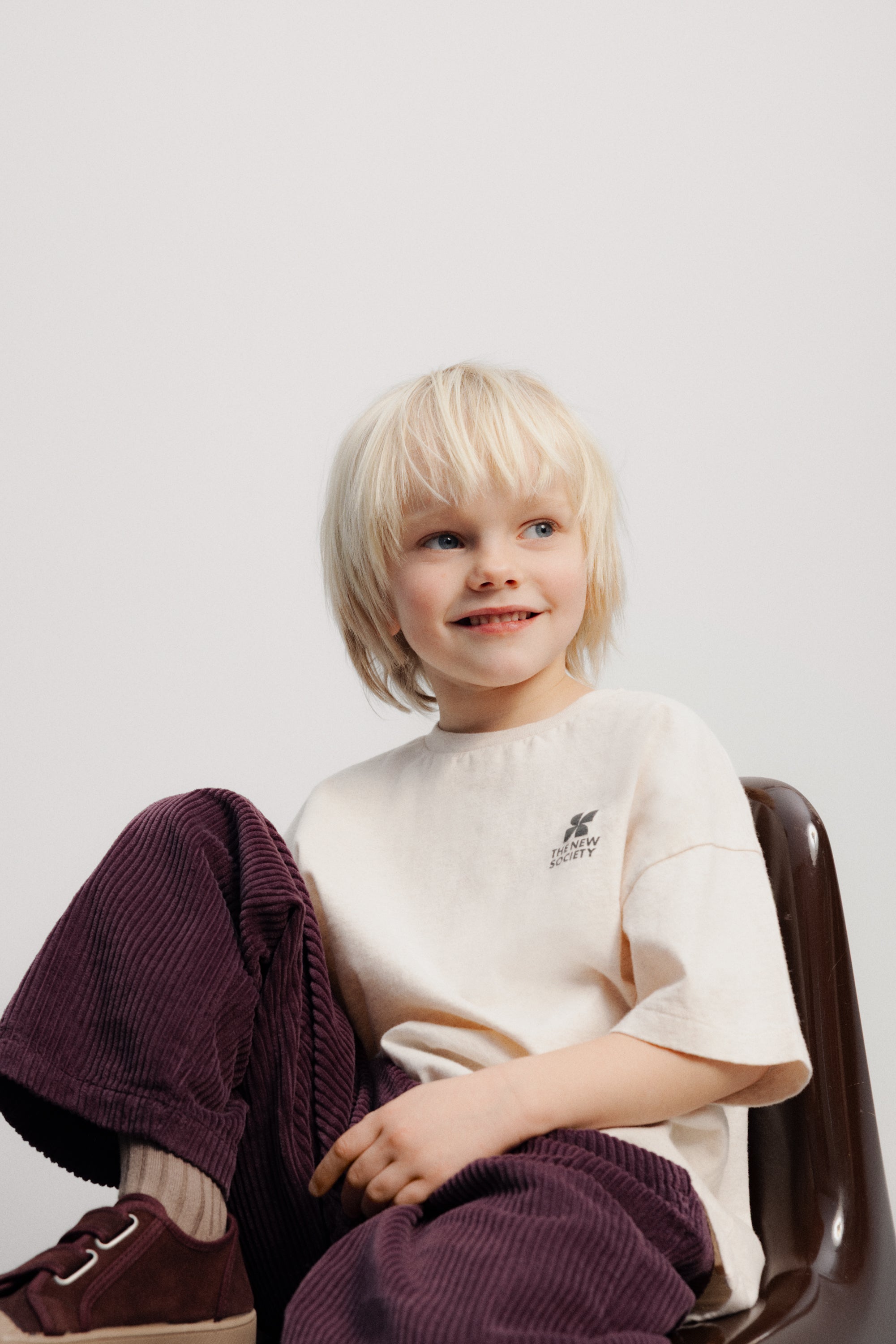 TNS Logo T-Shirt Whisper Blanc Mélange