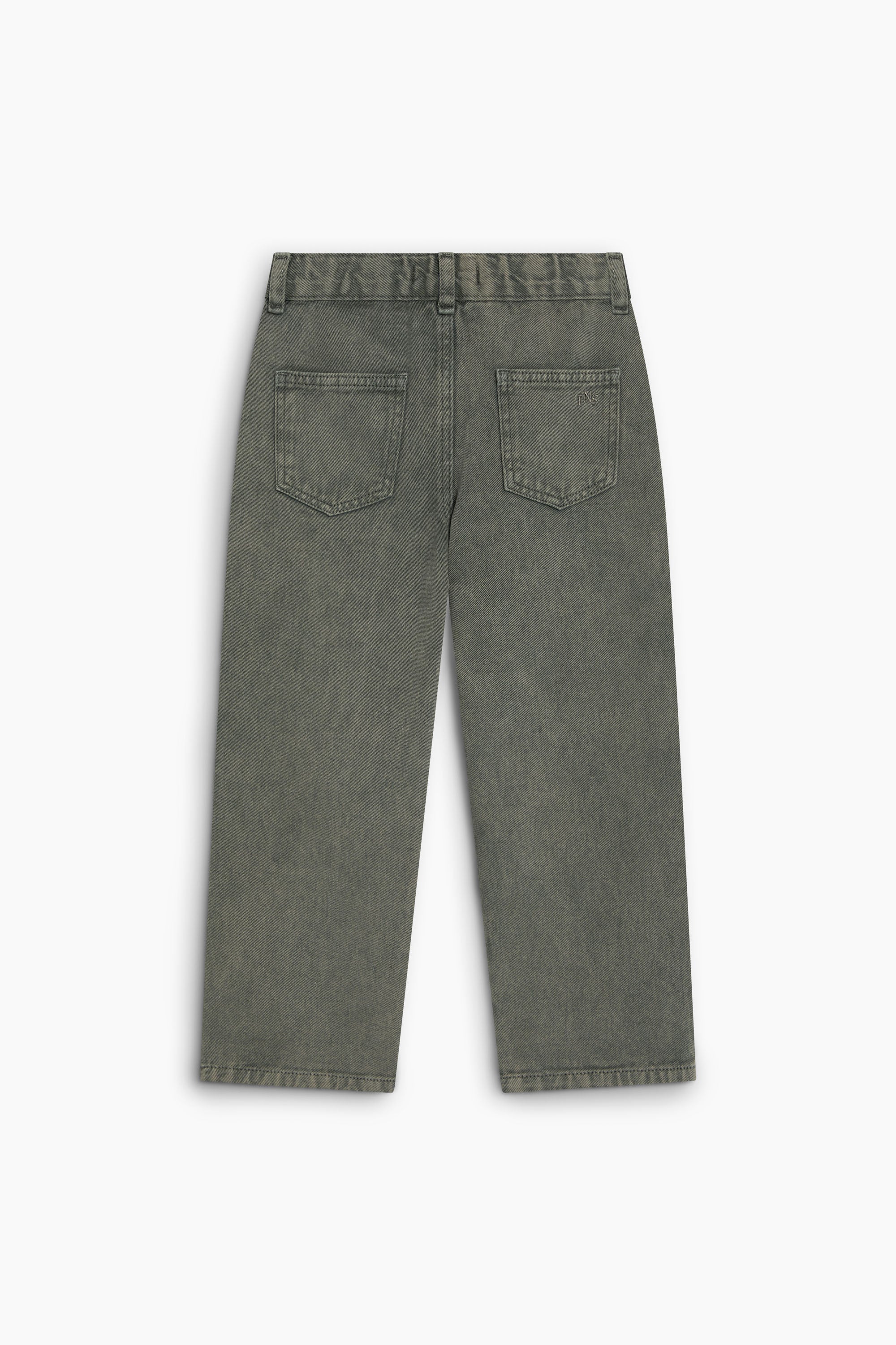 TNS Denim Baggy Pant Tea Leaf