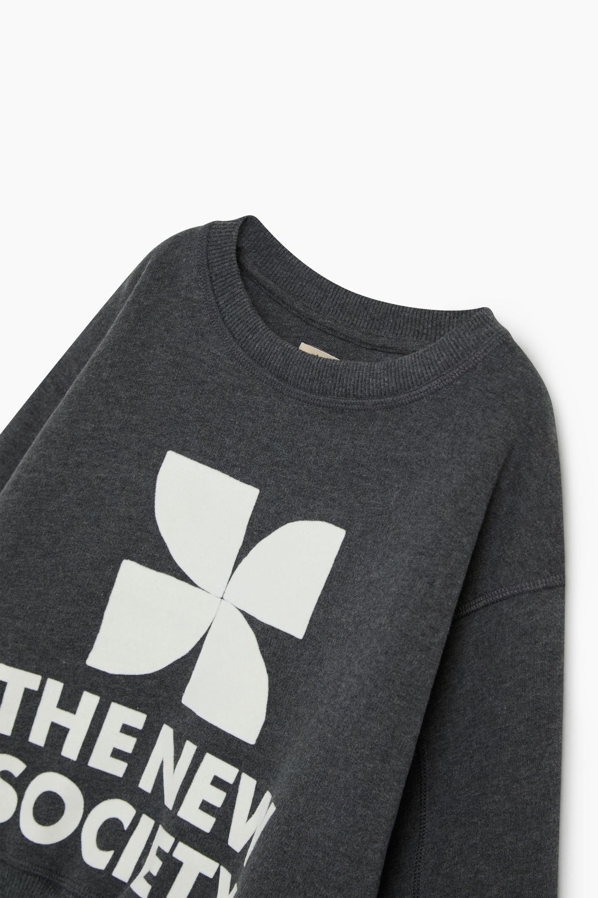 TNS Logo Sweatshirt Dark Grey Melange