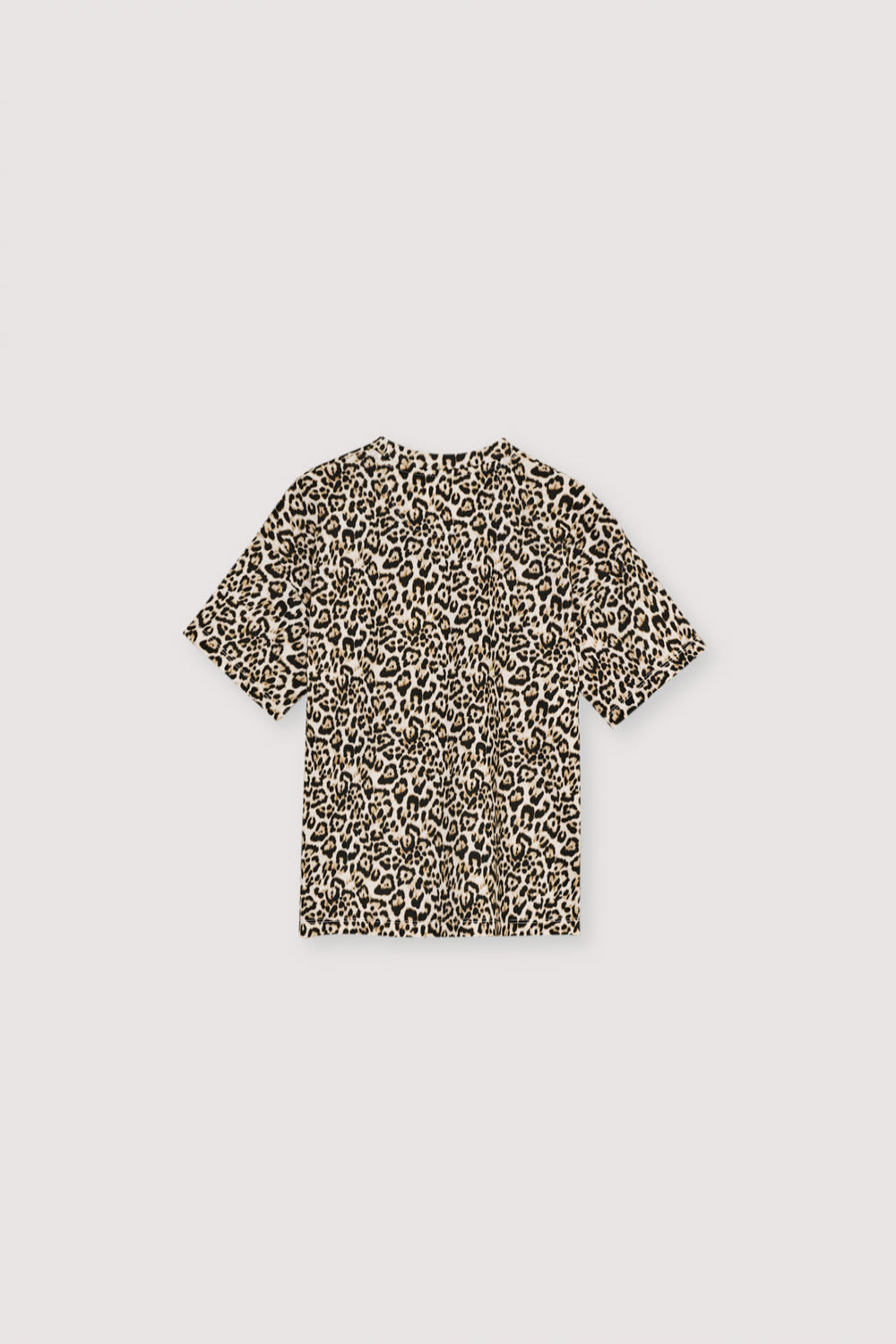A fresh take on a wardrobe staple, this classic cotton T-shirt features the signature Nelia leopard print and a bold contrasting graphic on the front