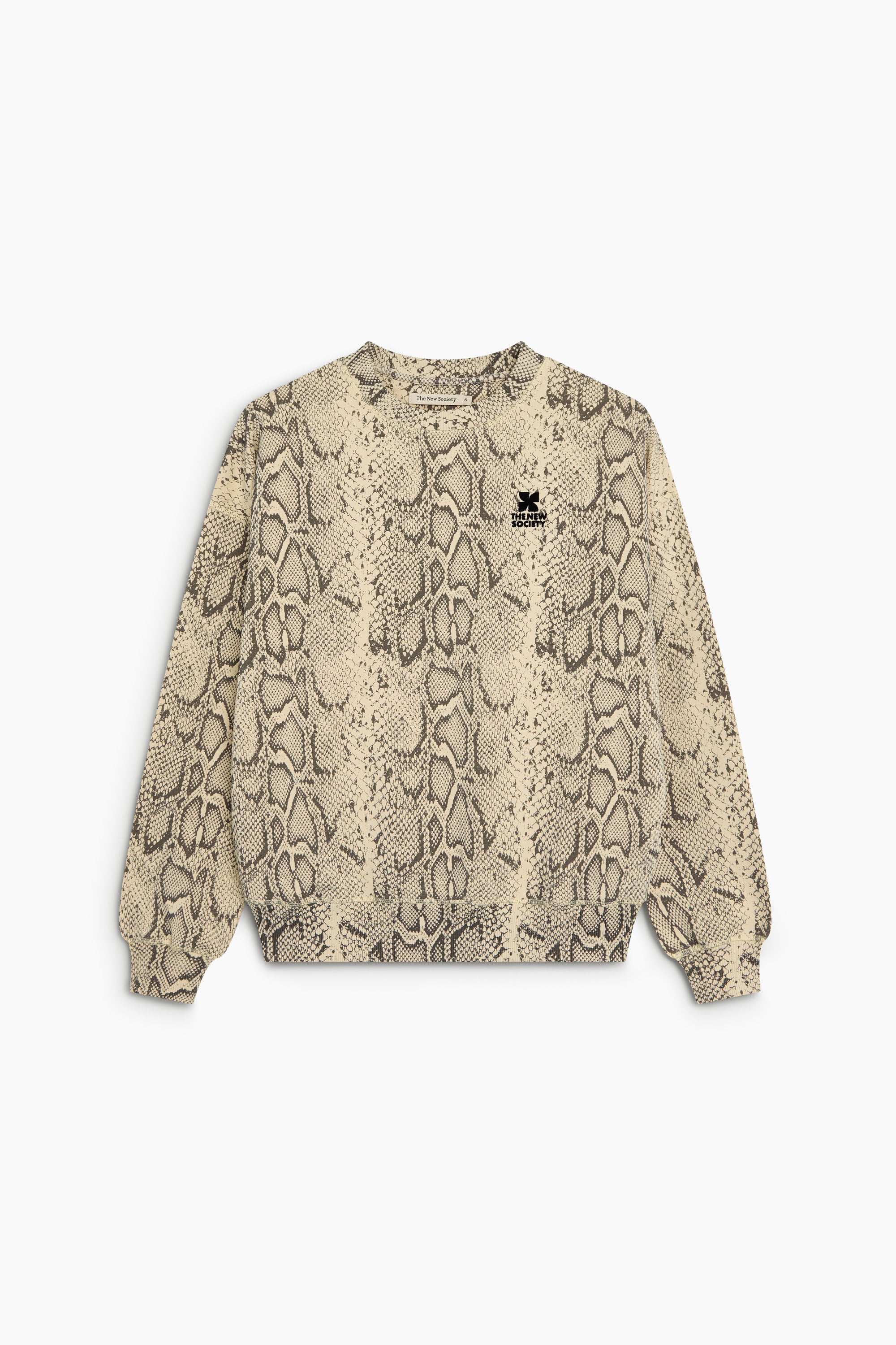 TNS Logo Woman Sweatshirt Snake Print